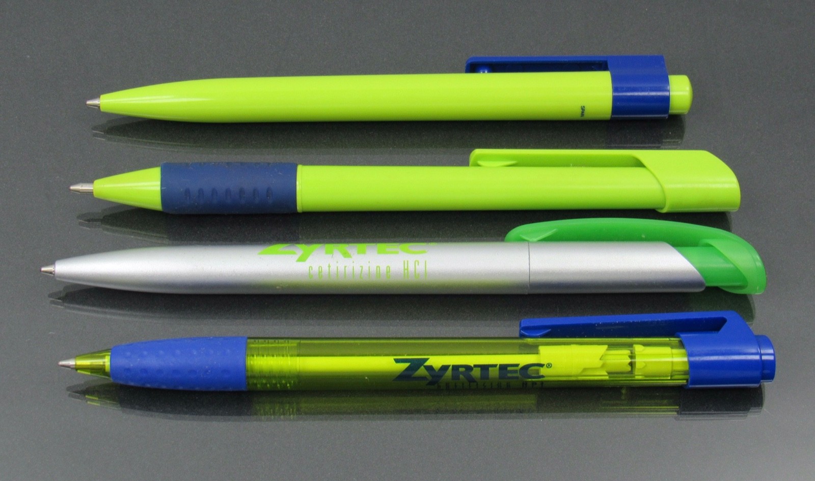 Zyrtec PENS Drug Rep Pharmaceutical Promo Medical Advertising Lot of 4