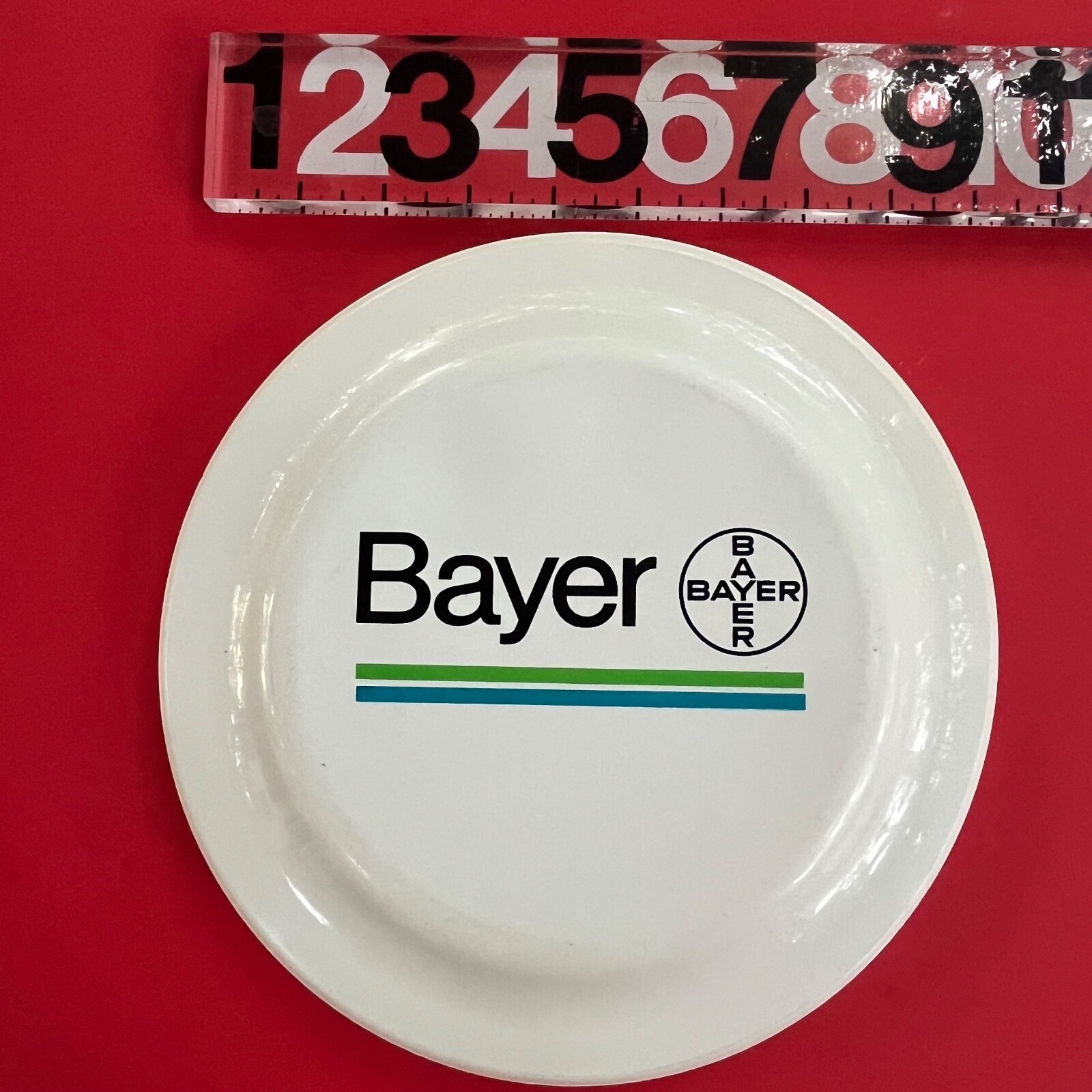 promo BAYER flying disc – 9″ HUMPHREY FLYER NO. 14 – made USA–DRUG REP pharmacy