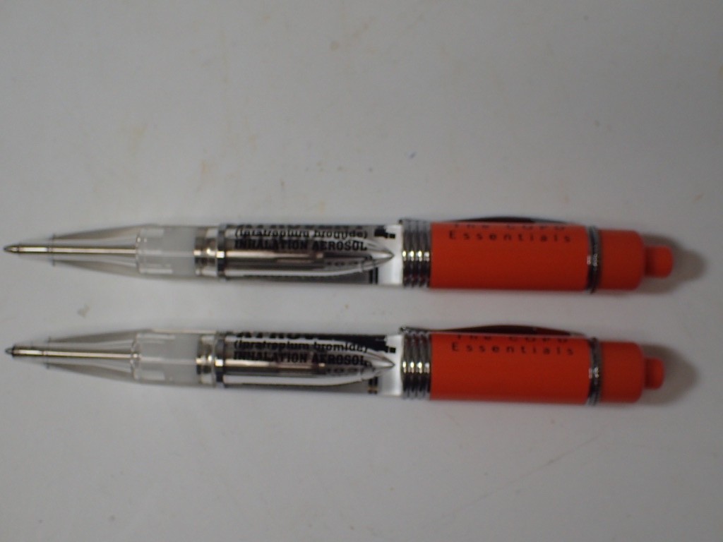 (18) High-End Pharmaceutical & More Advertising Pens Plastic & Metal Some Lights