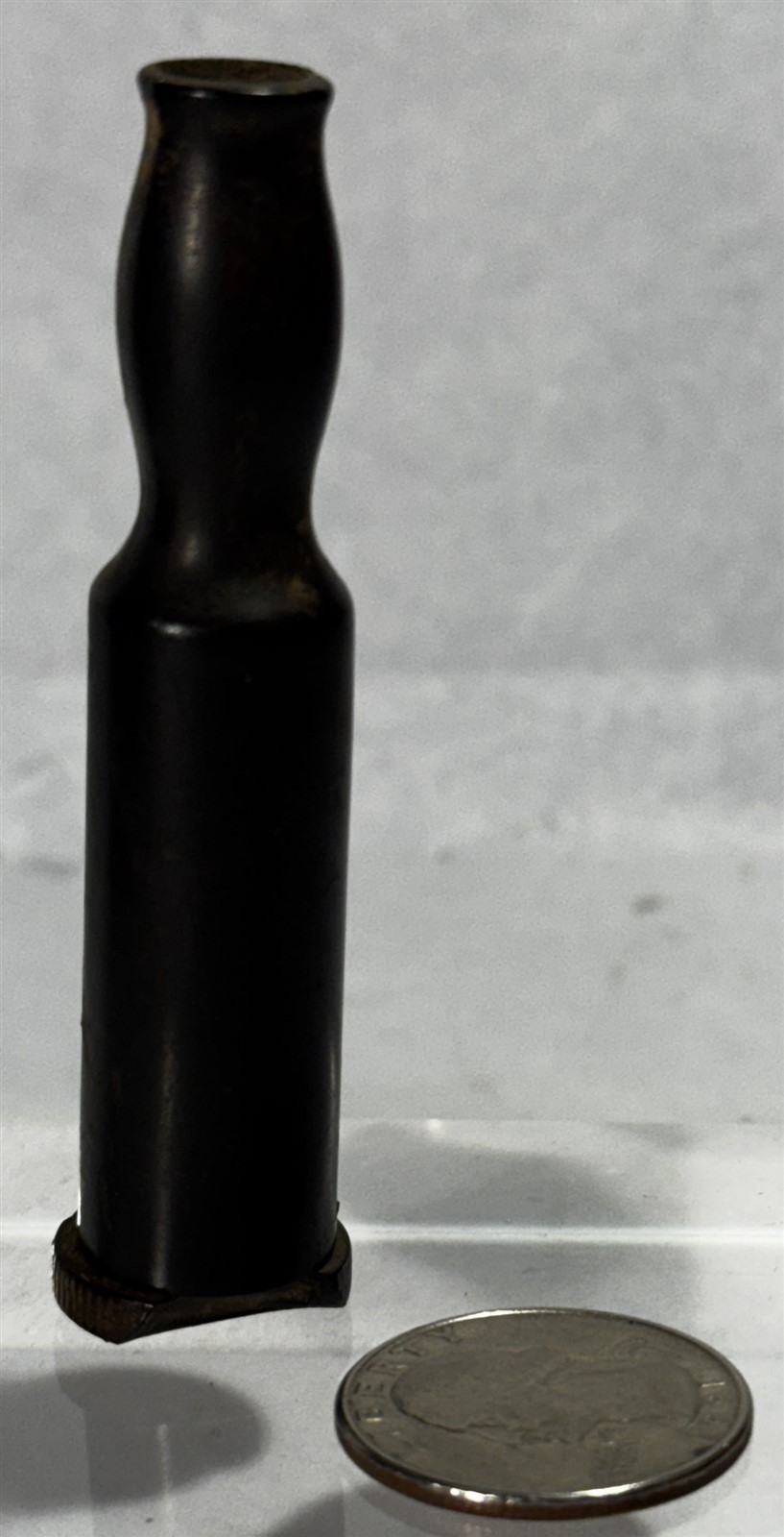 Antique Booth’s Hyomei Pocket Inhaler R.T. Booth Ithaca NY Hard Rubber Quack Med