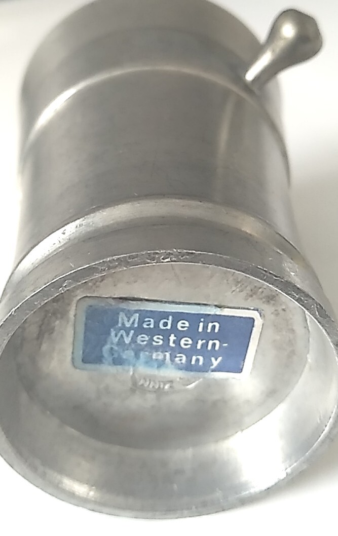 Vintage Pewter Mortar 3.3″ Made In Western Germany