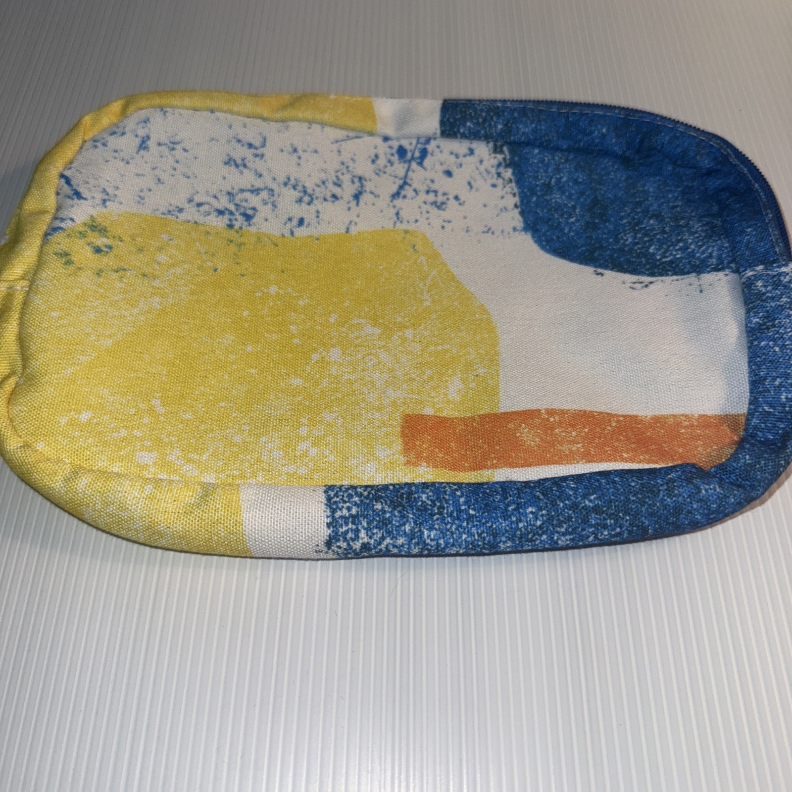 Otezla Medical Promo Zipper Bag/Pouch Yellow, Blue, and White Pharma Rep NEW