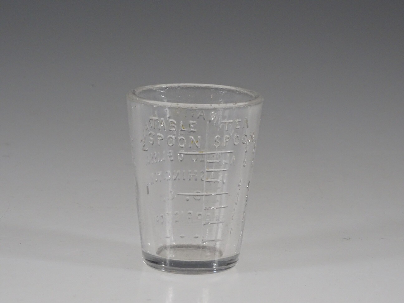 Scarce Alonzo O. Bliss Apothecary Native Herbs Dose Cup Washington D.C. c.1900
