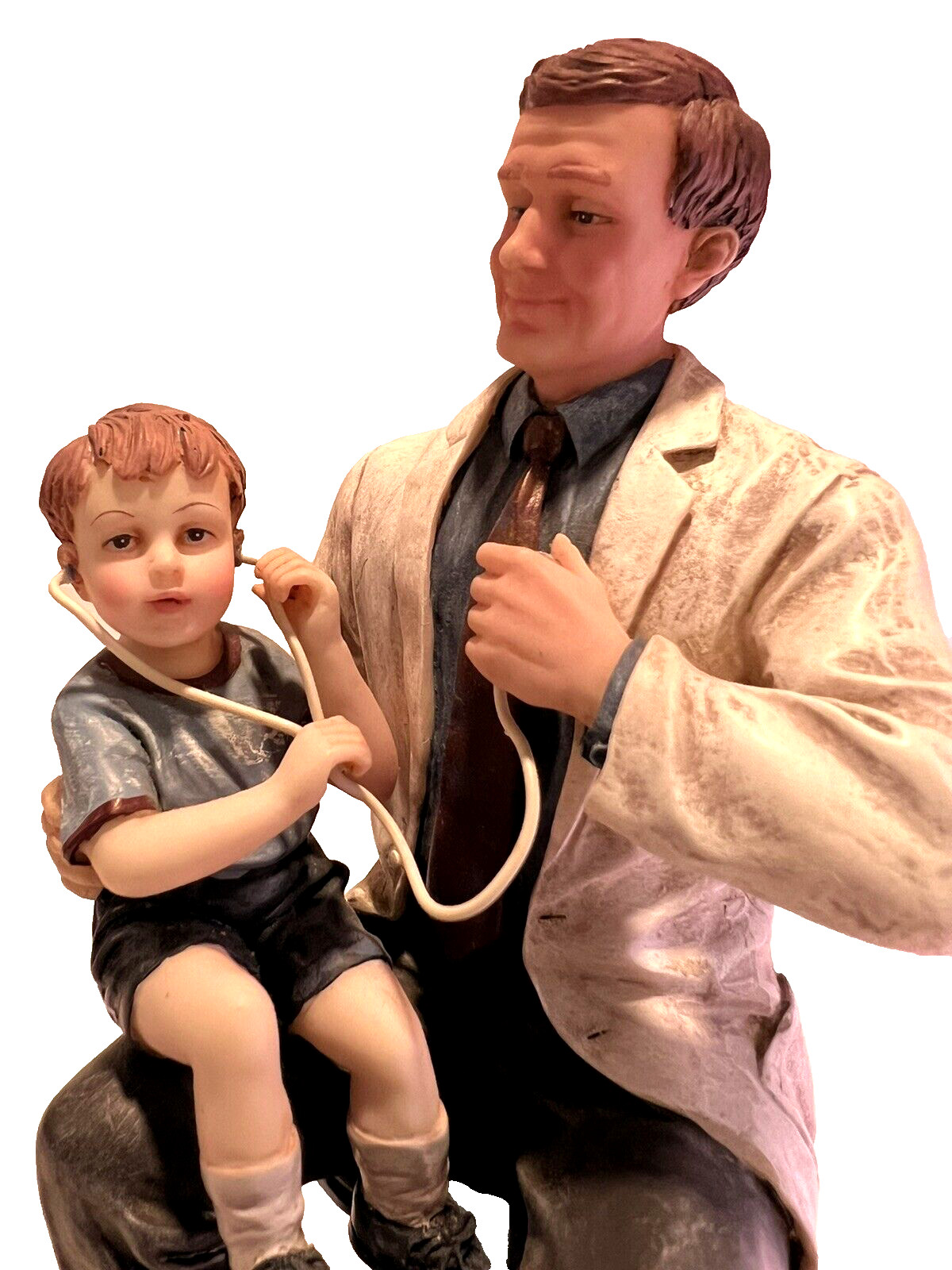 Vanmark Masters of Miracles Doctor Figurine Pediatrician Medical Sculpture 1998