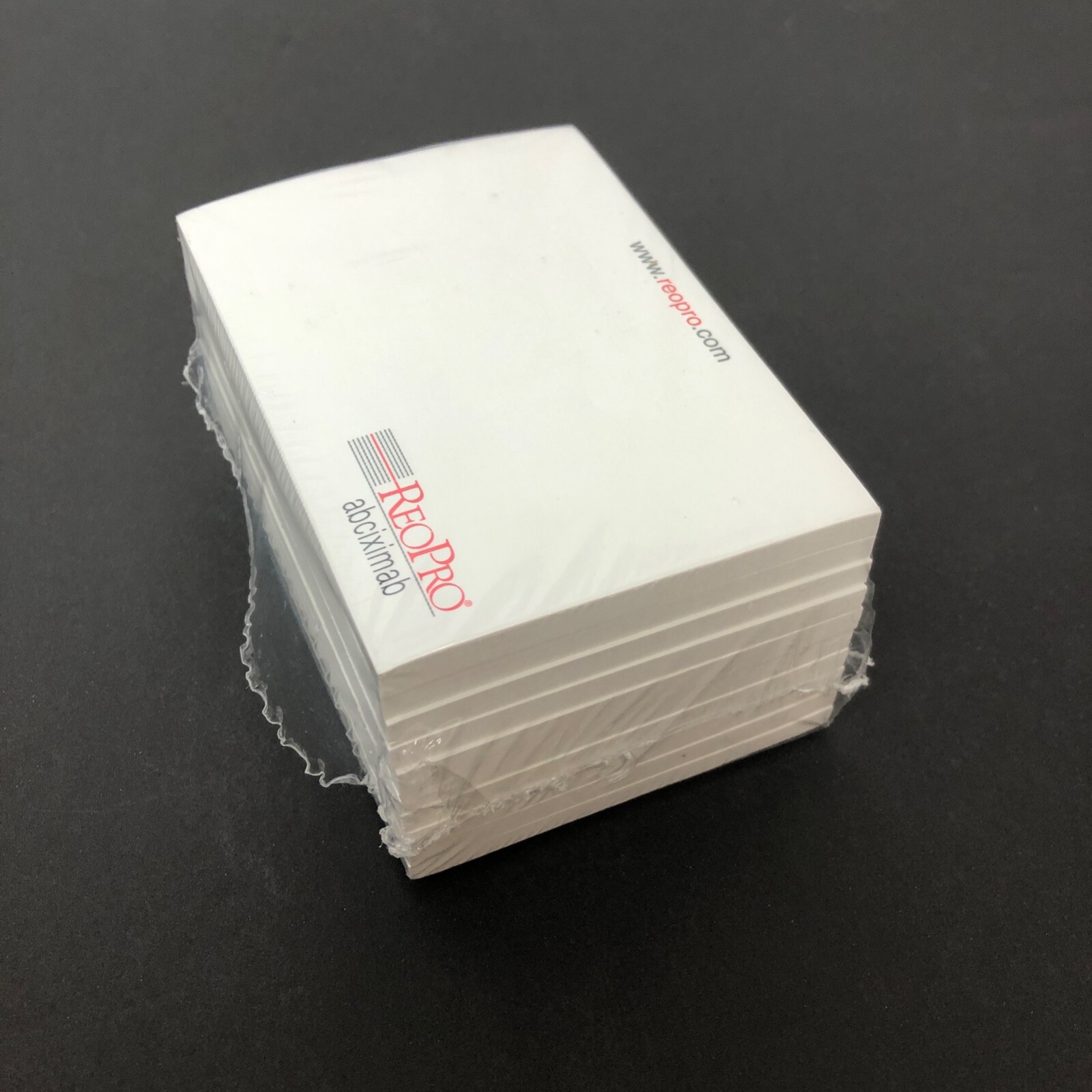 VTG 1999 ReoPro Abciximab Post It Note Pad Pharmaceutical Drug Rep Promo 10 Pack