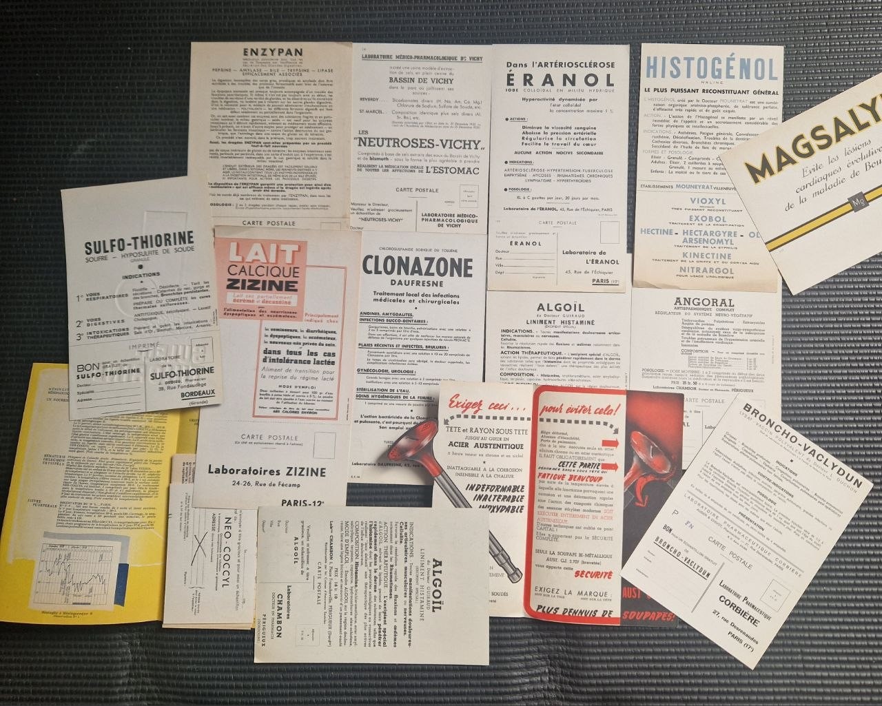 14 Vintage Pharmacy Advertisements – publicités pharmacie 1930s