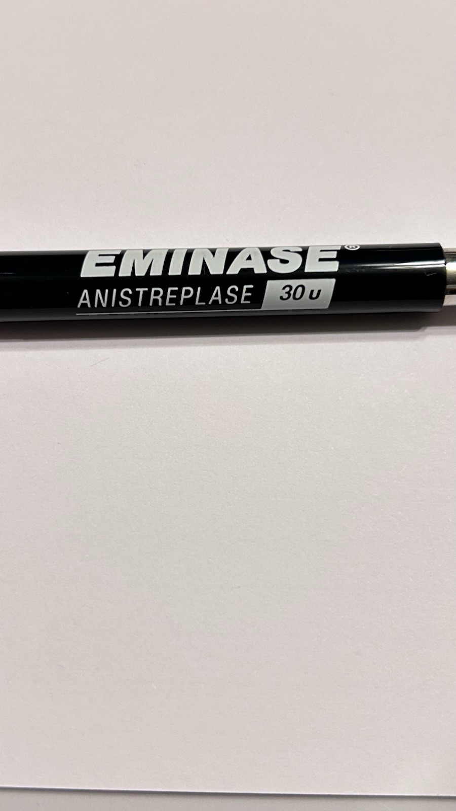 EMINASE Anistreplase Parker Vector Pen Drug Rep Pharmaceutical Advertising