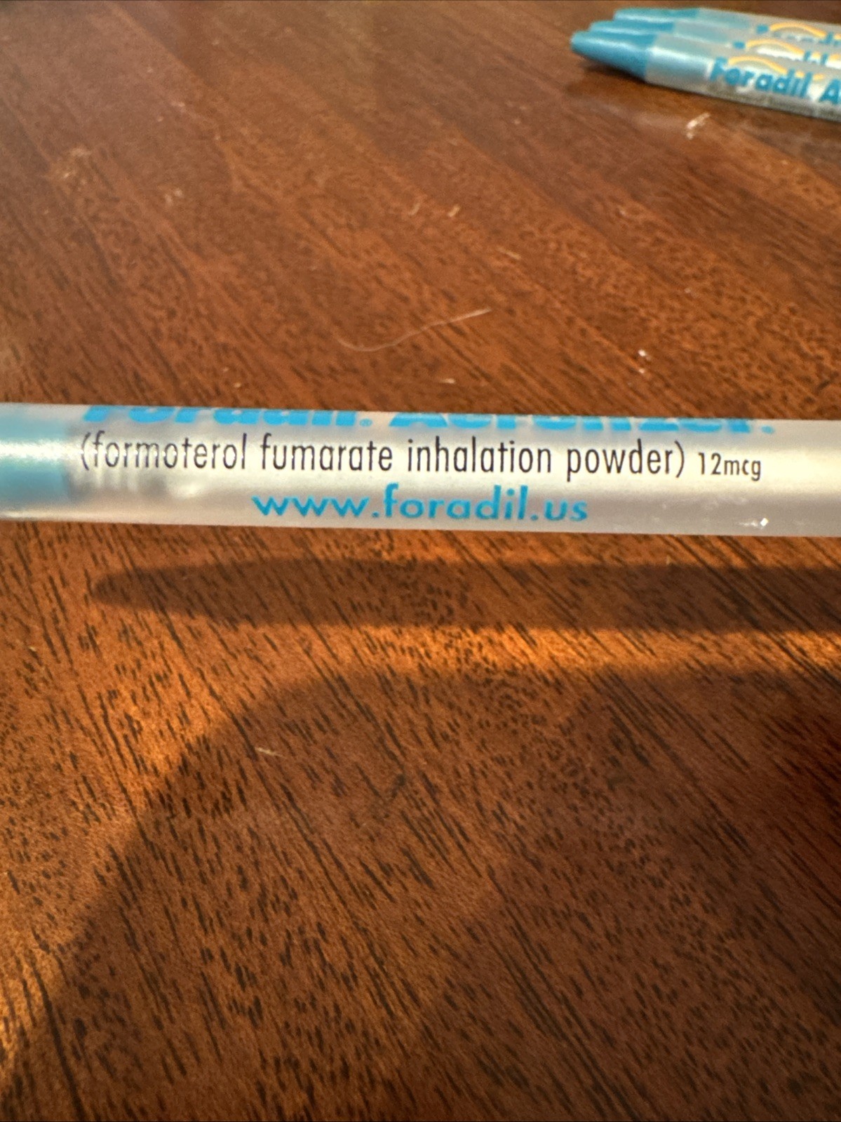 Vintage Pharmaceutical Advertisement Promotional Pen Foradil Aerolizer