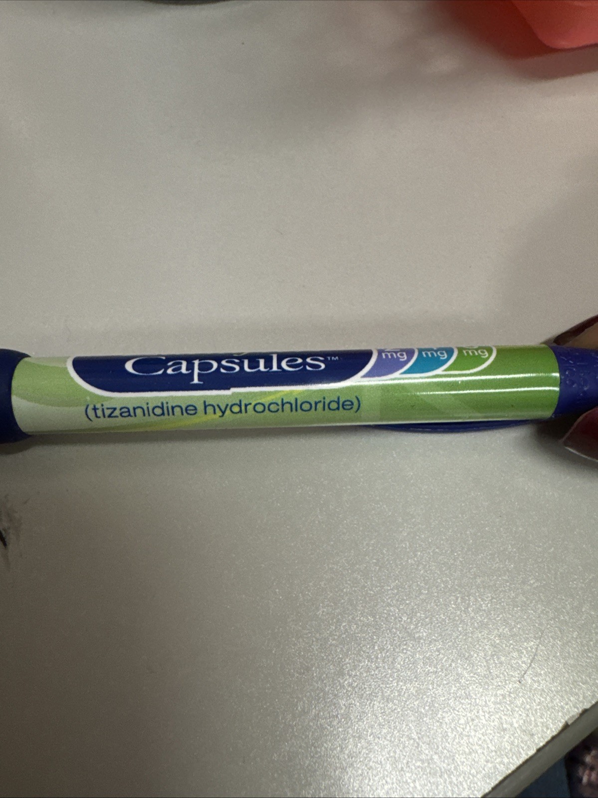 Vintage Pharmaceutical Advertising Promotional Pen Zanaflex Capsules