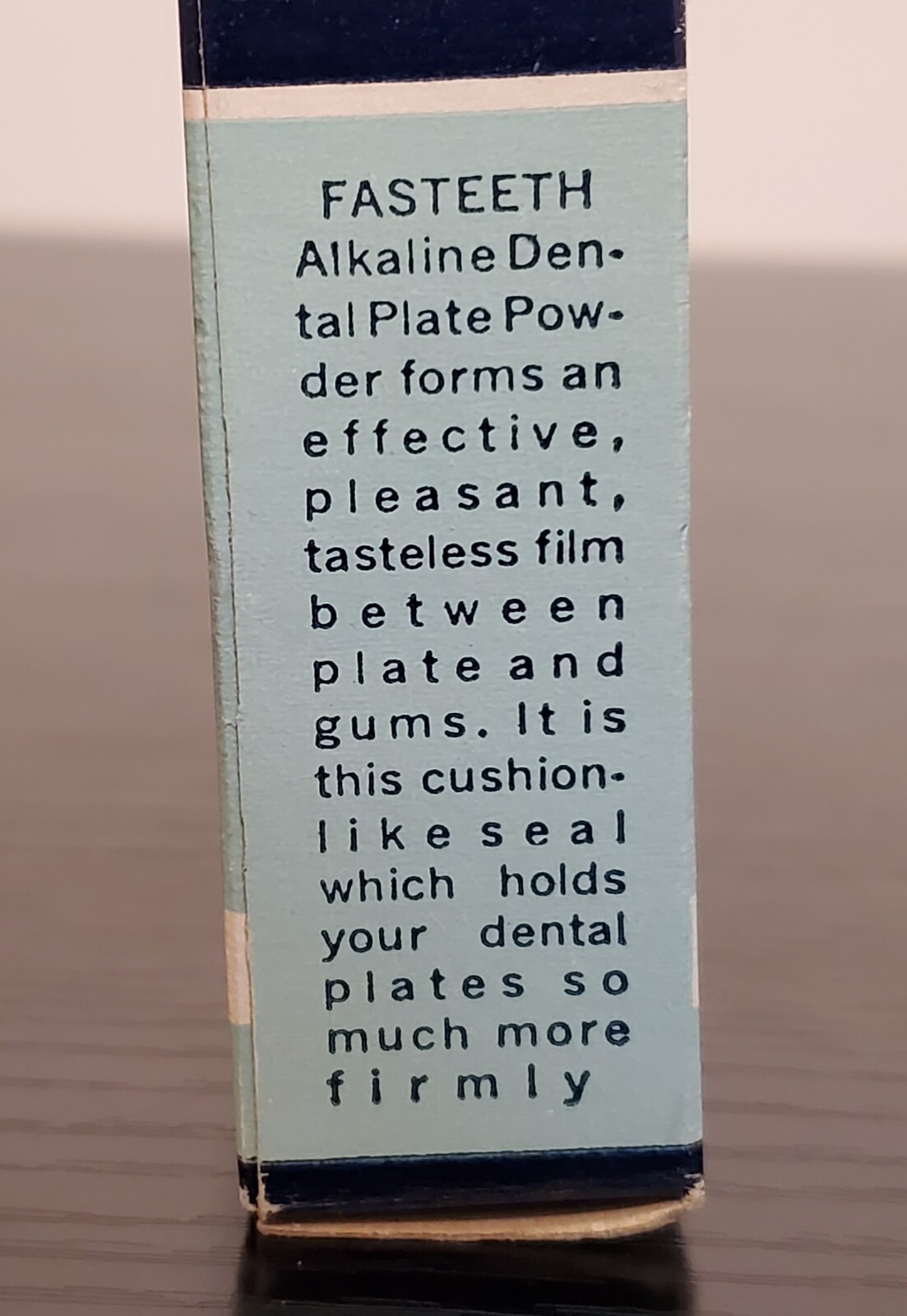 Vintage Fasteeth Denture Alkaline Adhesive Powder – New Old Stock