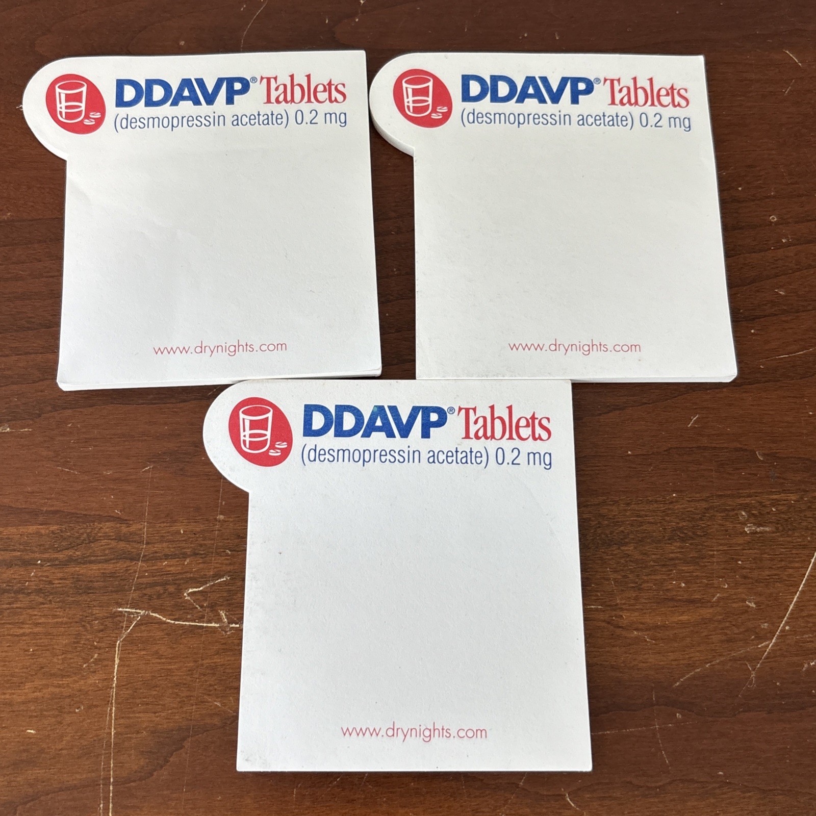 pharmaceutical drug rep collectible notepads Allegra Claritin Glaxo DDAVP Lot