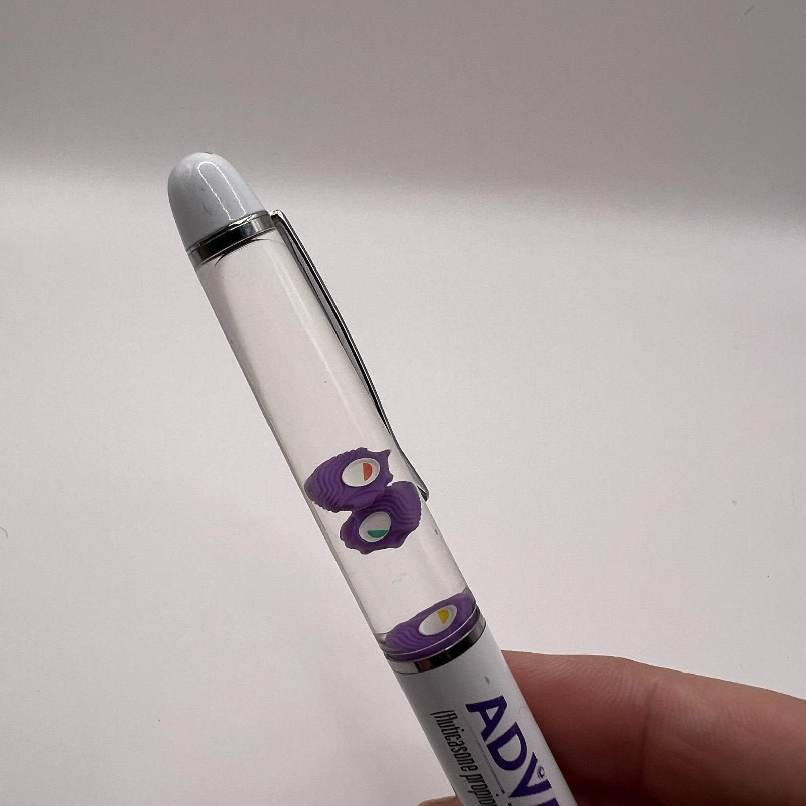 VTG Advair Diskus Pen Pharmaceutical Drug Rep Advertising Metal Float Pen