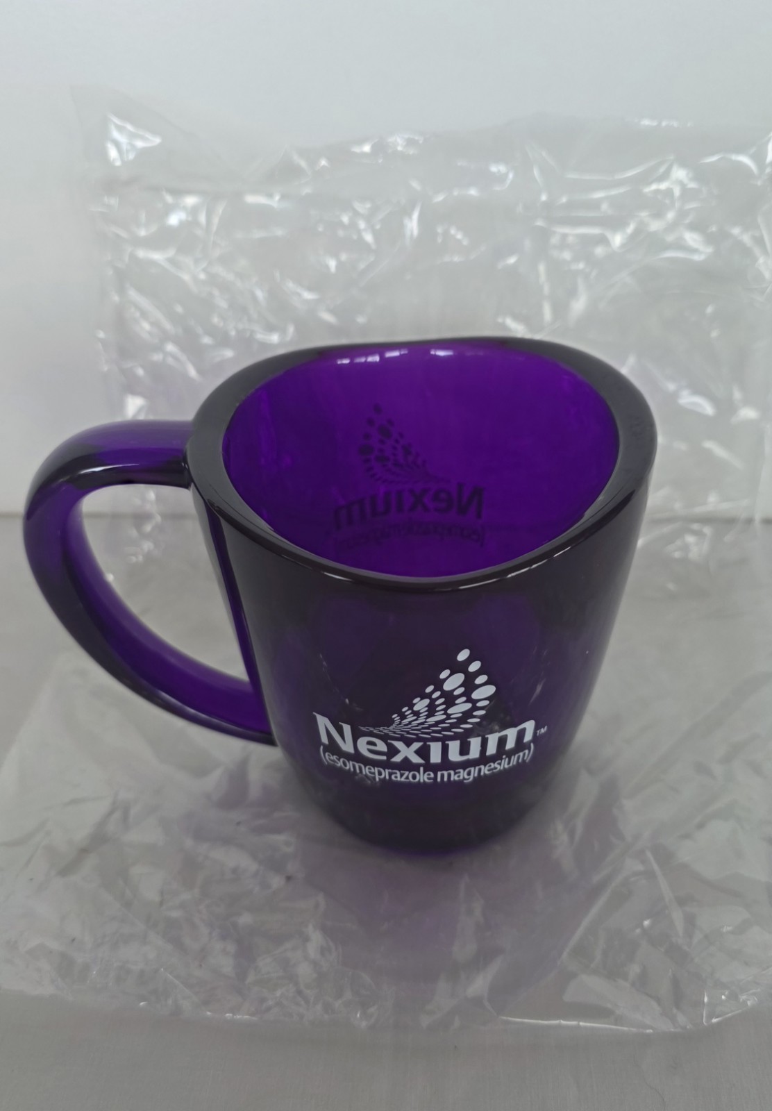 Nexium Mug The Purple Pill AstraZeneca AZ Pharmaceutical Advertising Promotional
