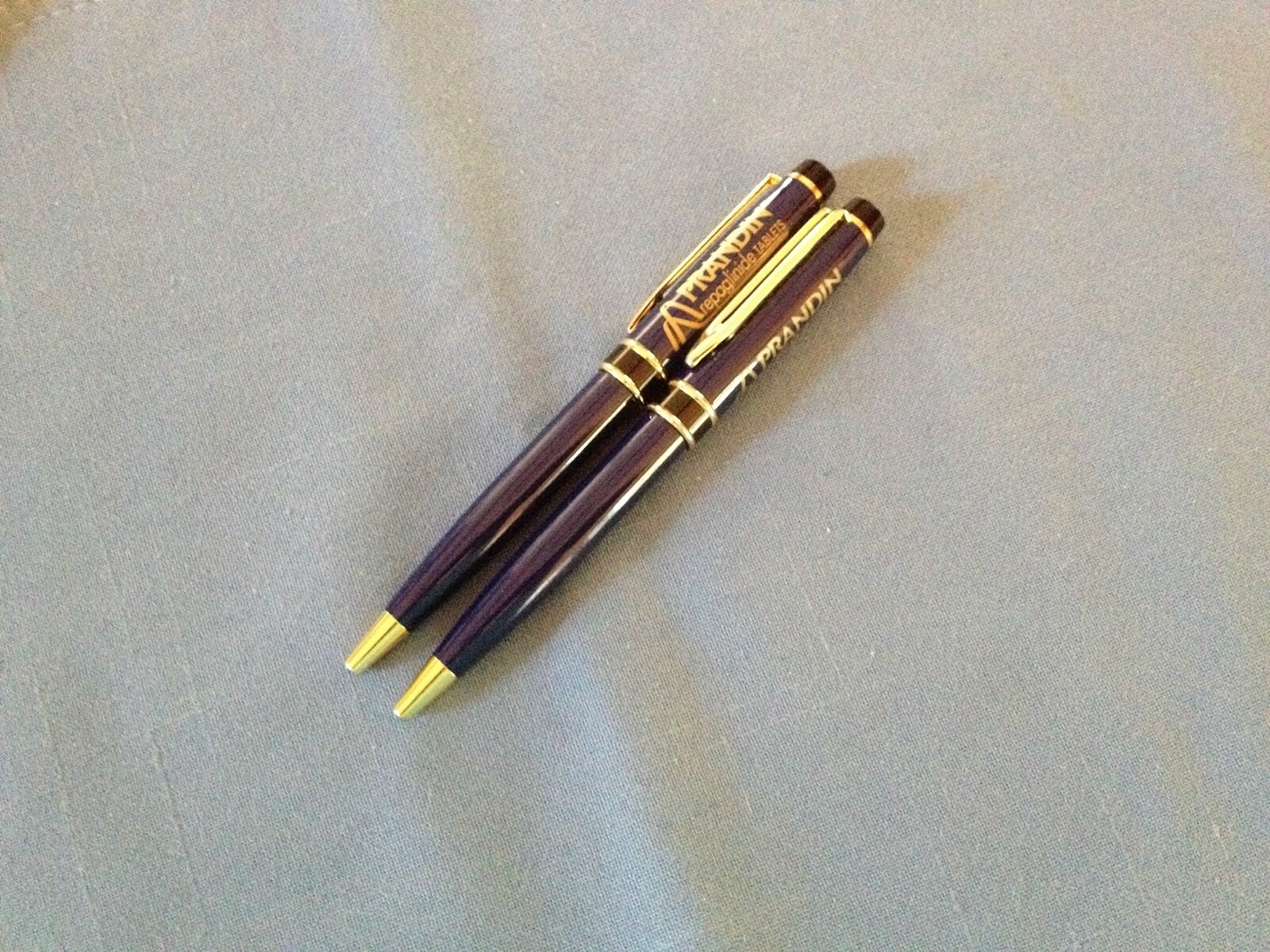 2 metal Prandin drug rep pens