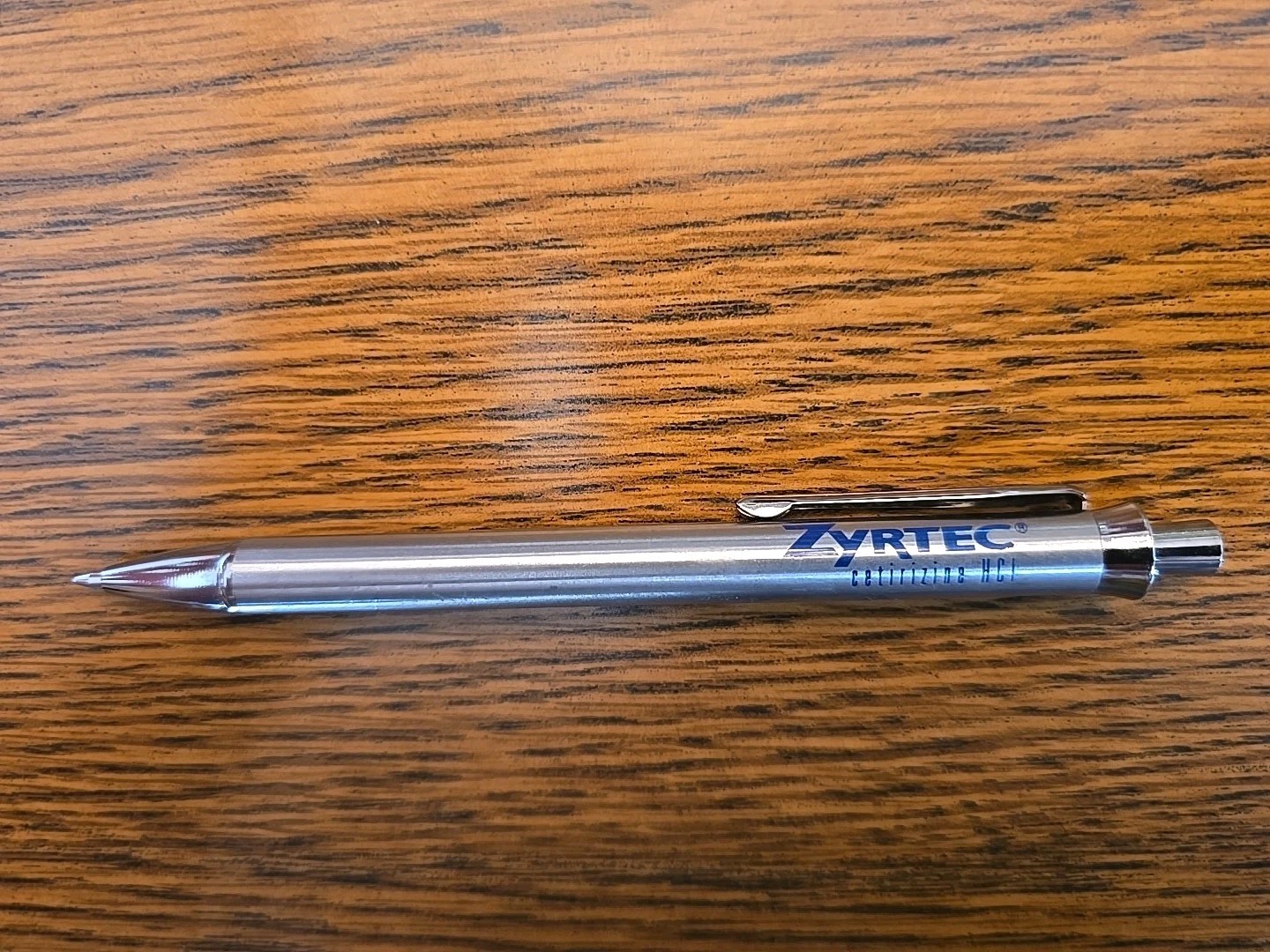 ZYRTEC Pharmaceutical Medical Lot – 2x Pens + Notebook Vintage Metal Pen Writes