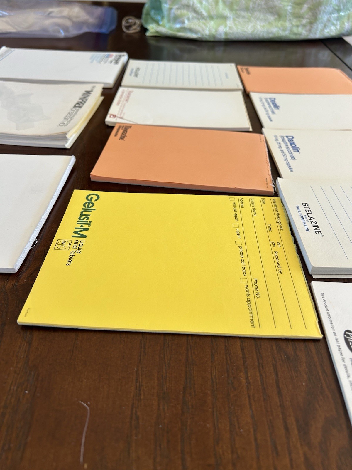 Pharmaceutical Drug Rep Collectable Vintage Note Pad Lot 1970s