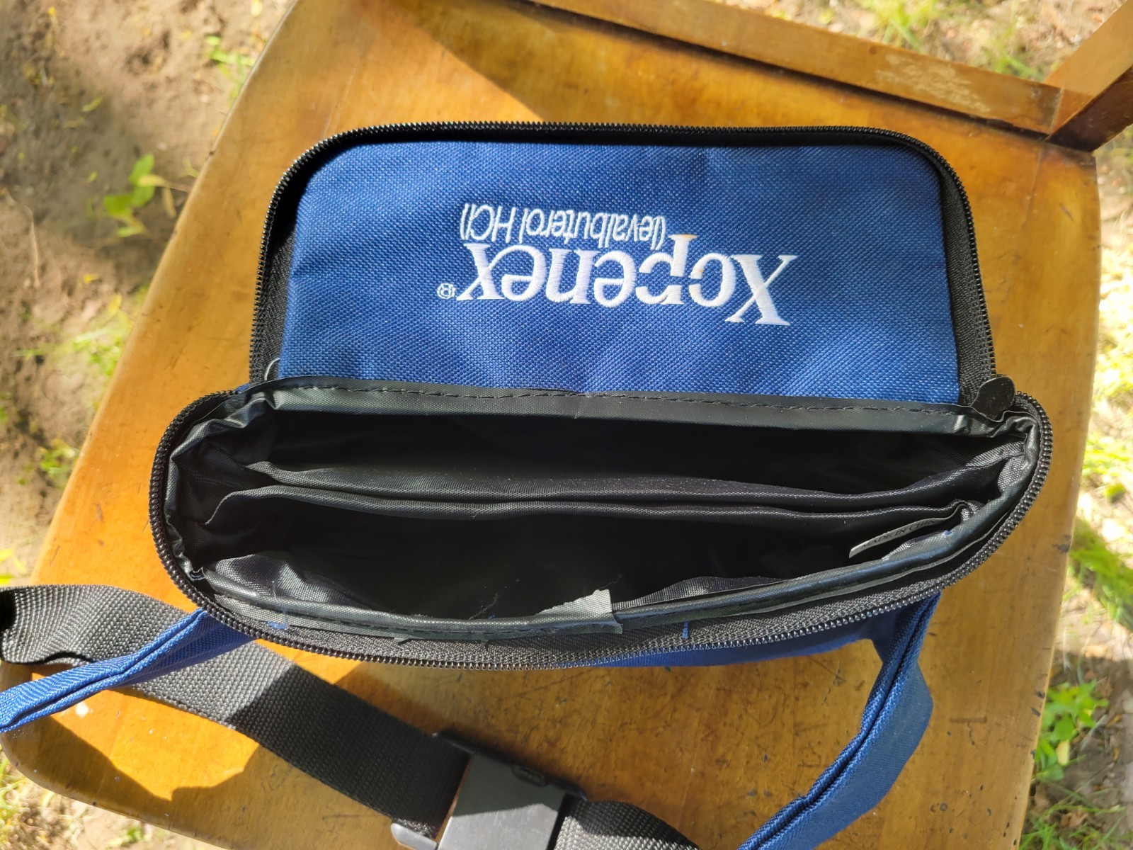 Xopenex Fanny Pack Blue Adjustable Waist Bag Pharmaceutical Collectible Med Gear