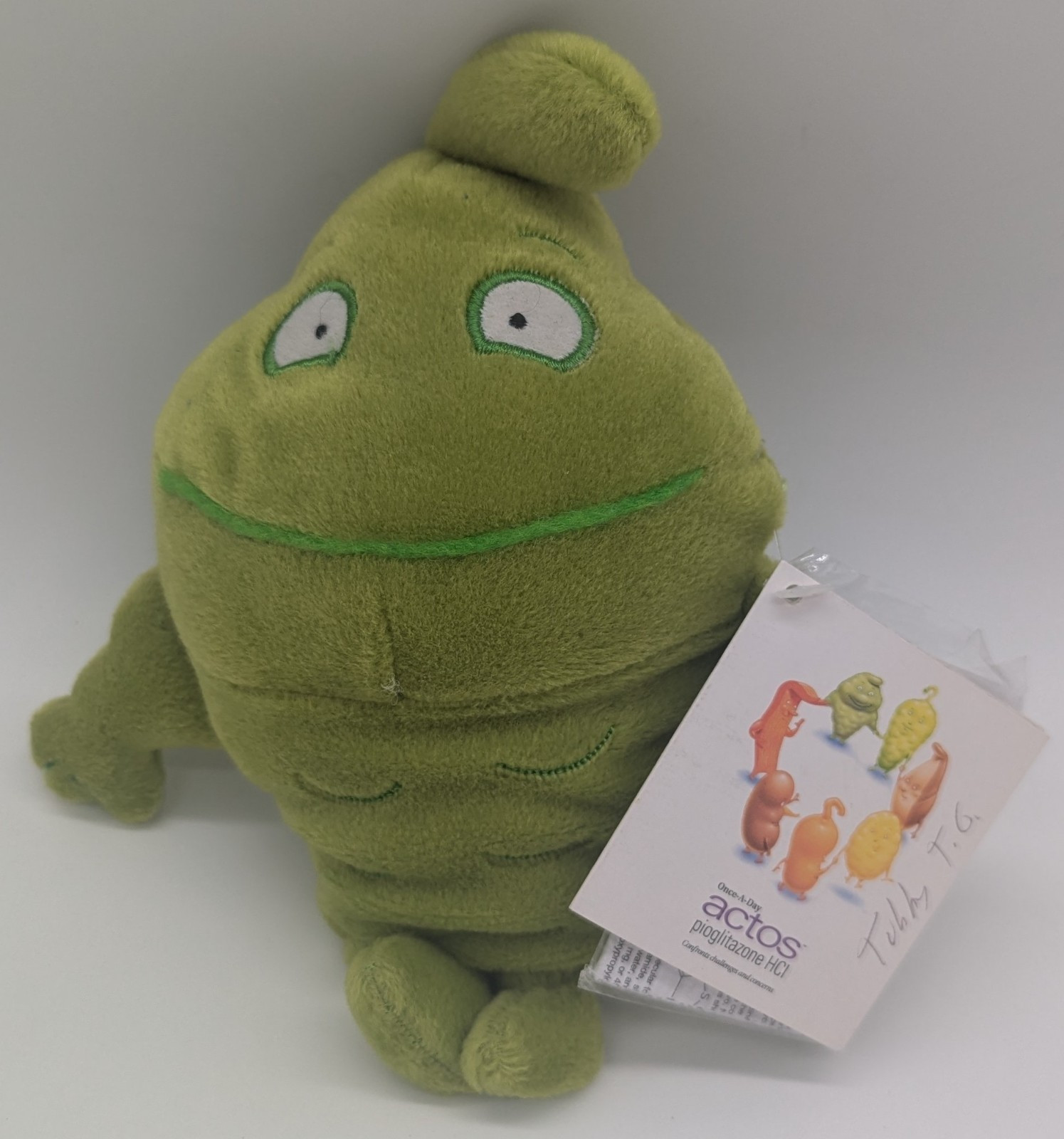NWT Pancreas ACTOS Pioglitazone Plush Steven Smith Stuffed Animals 8.5″ Diabetes