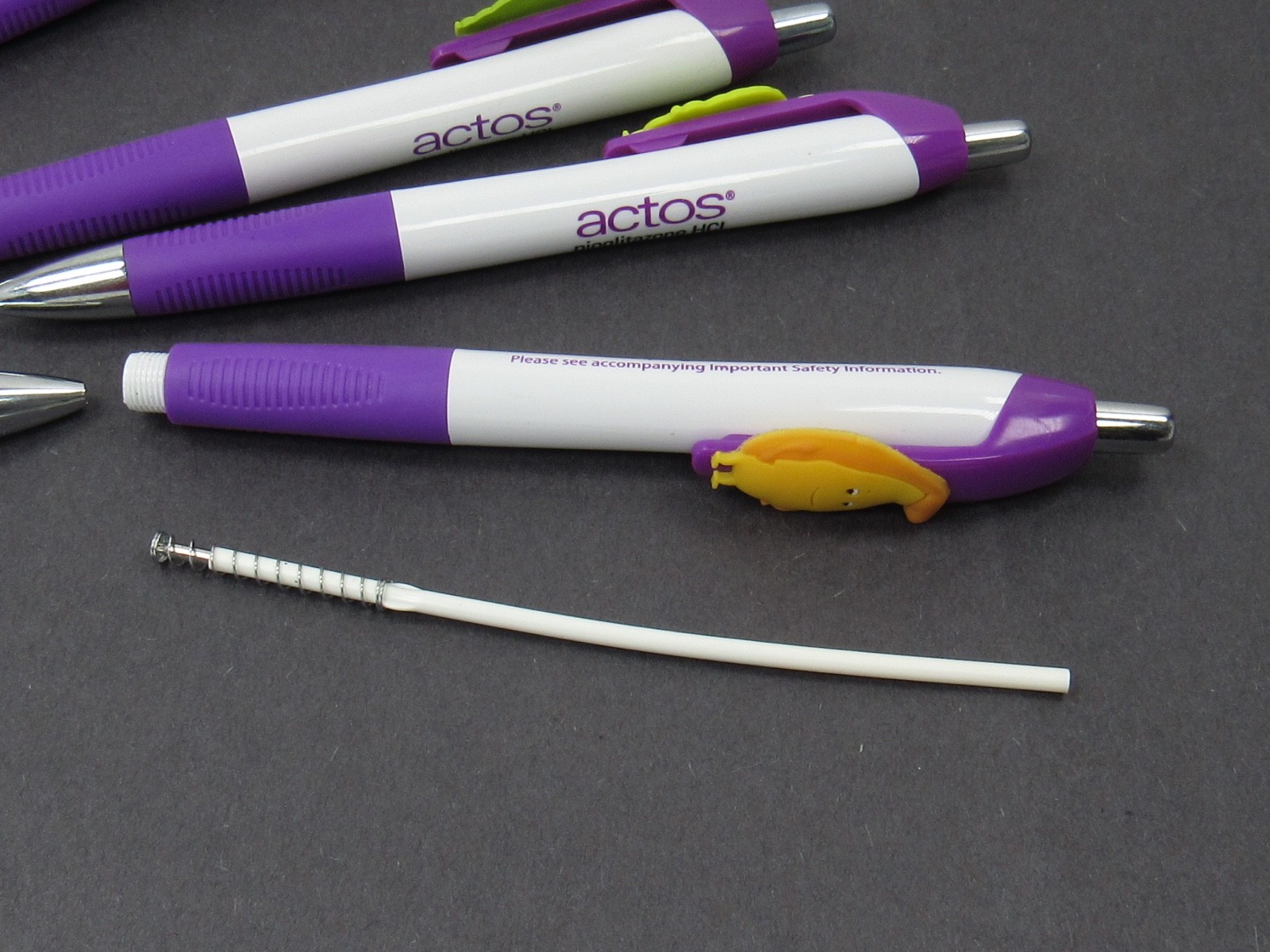 Actos Family Character PENS Drug Rep Pharmaceutical Promo Advertising Lot of 5