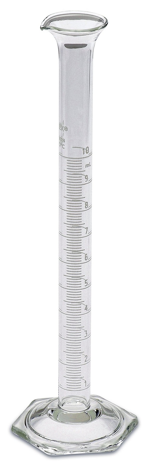 Corning Pyrex #3024 Single Metric Scale, Glass Graduated Cylinder Set – 3 Siz…