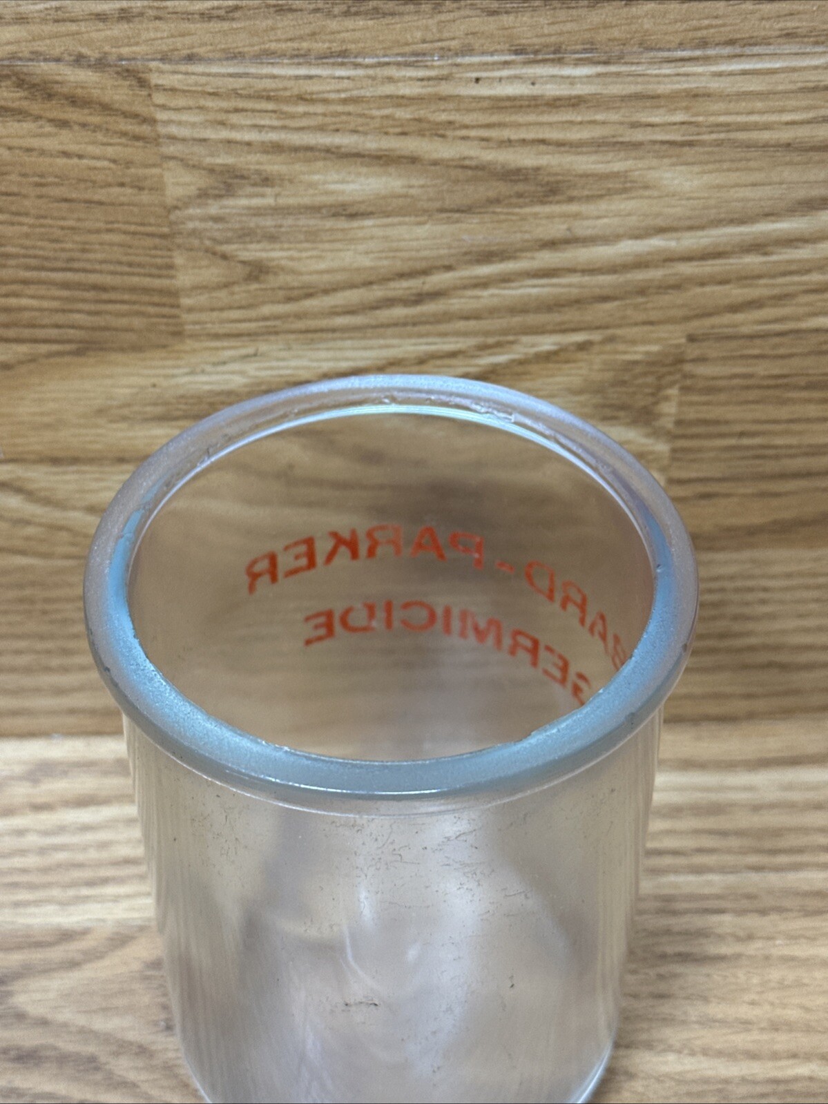 Vintage RARE Bard-Parker Germicide Glass Jar Medical 6” Early 1900’s