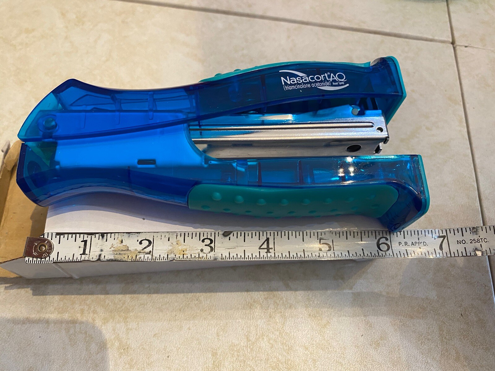Nasacort AQ Stapler In Original Box Pharmaceutical Collectible Never Used
