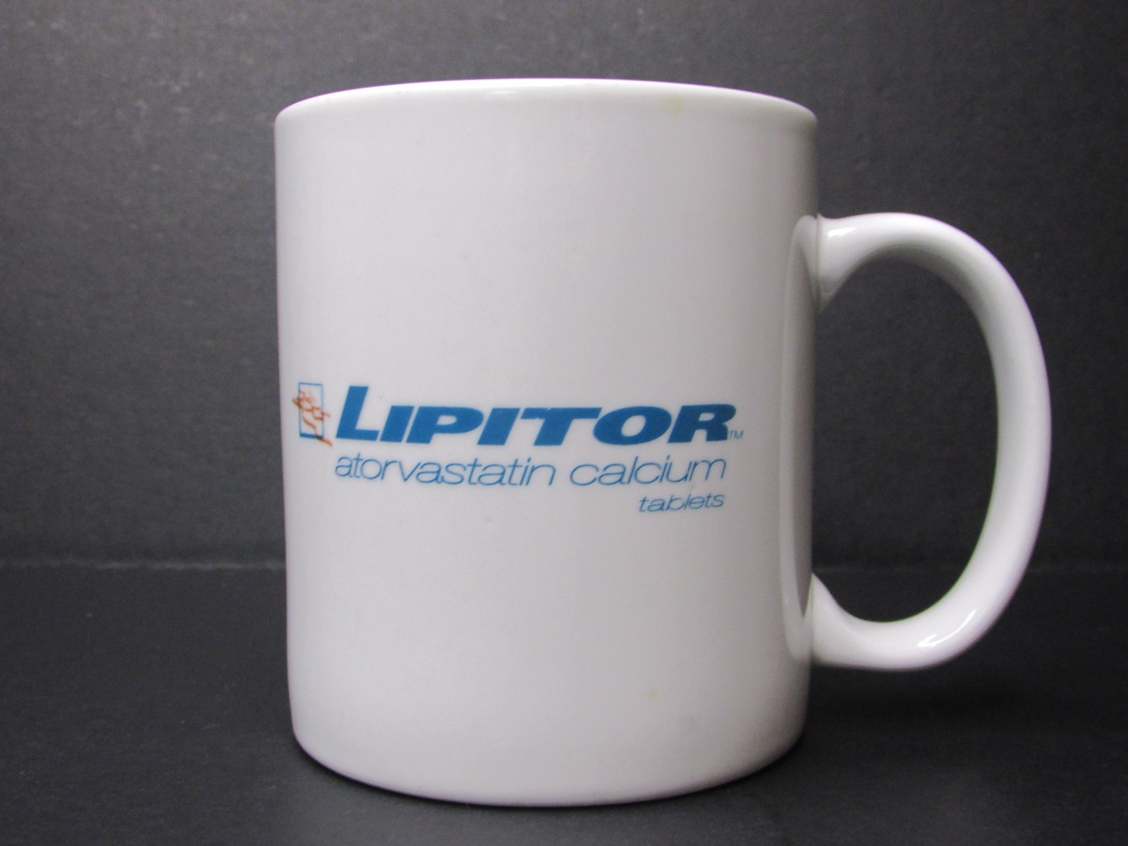 Vintage Pharmaceutical Promo Lipitor Atorvastatin Coffee Mug Teacup