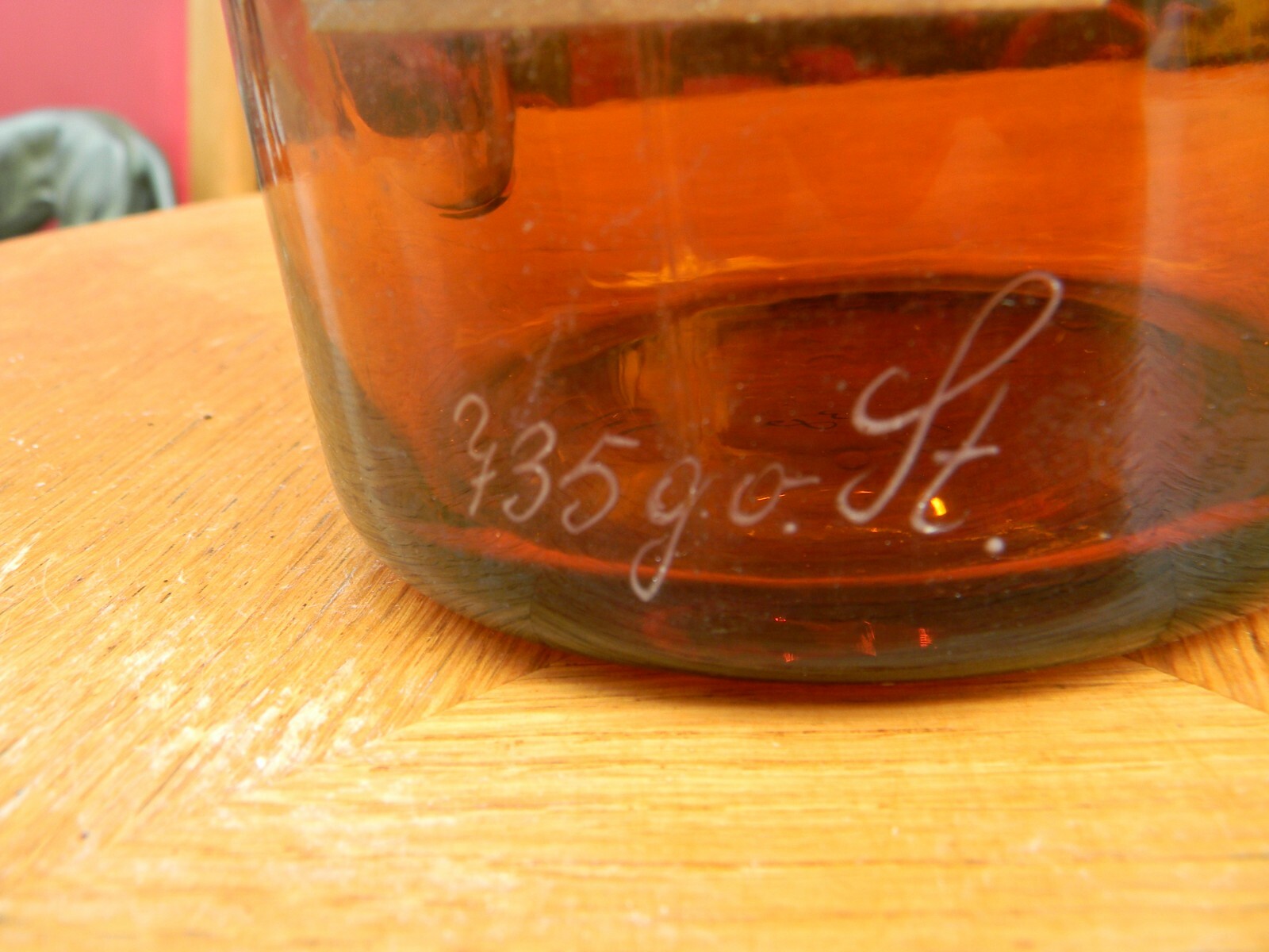 Antique Apothecary Glass Bottle Camphor