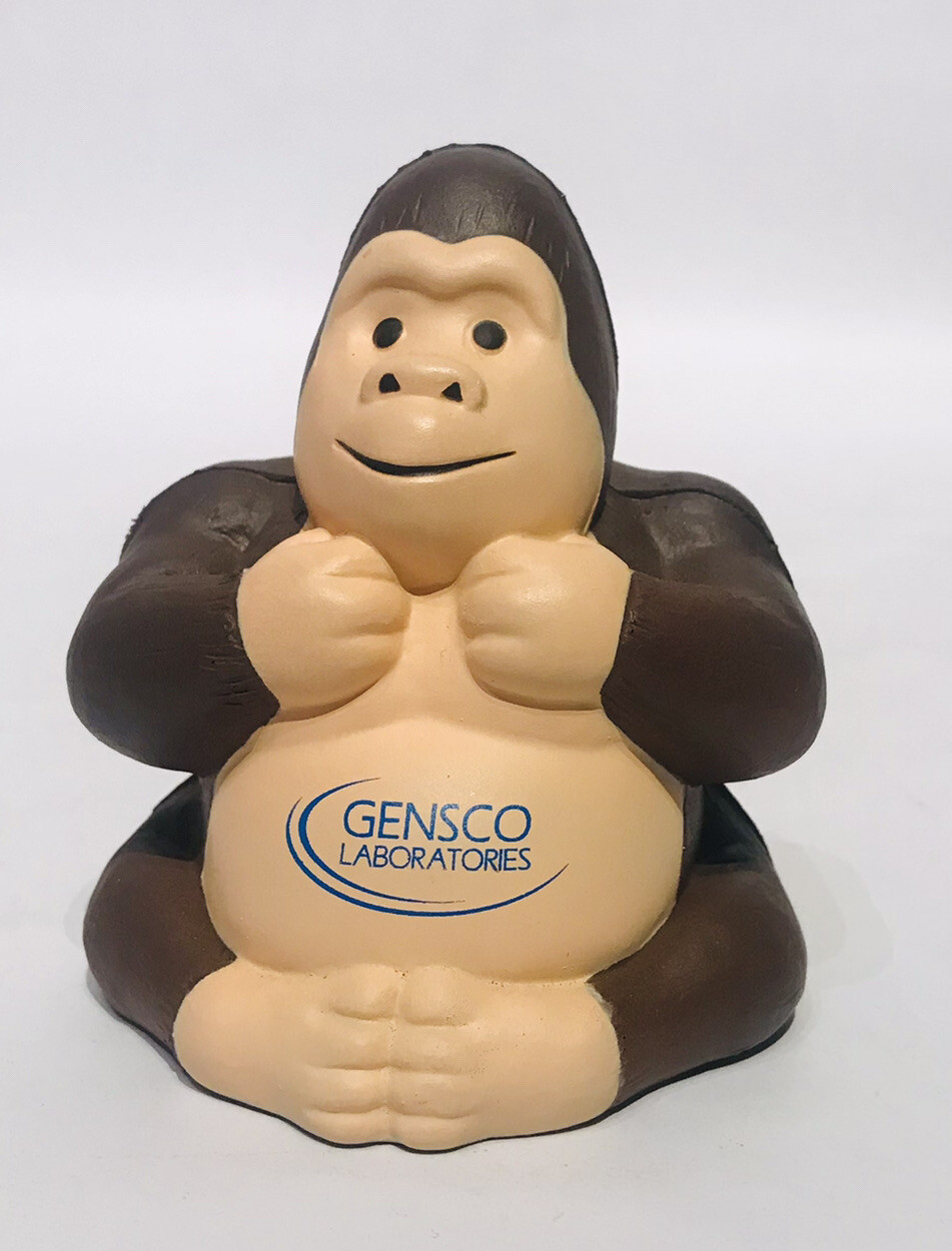 GENSCO LABORATORIES Brand Gorilla Stress Ball Drug Pharma Promo