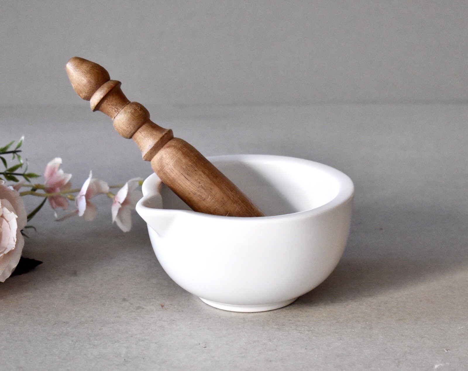 Vintage Porcelain Pharmacy Mortar Retro Mortar Pharmacy Porcelain