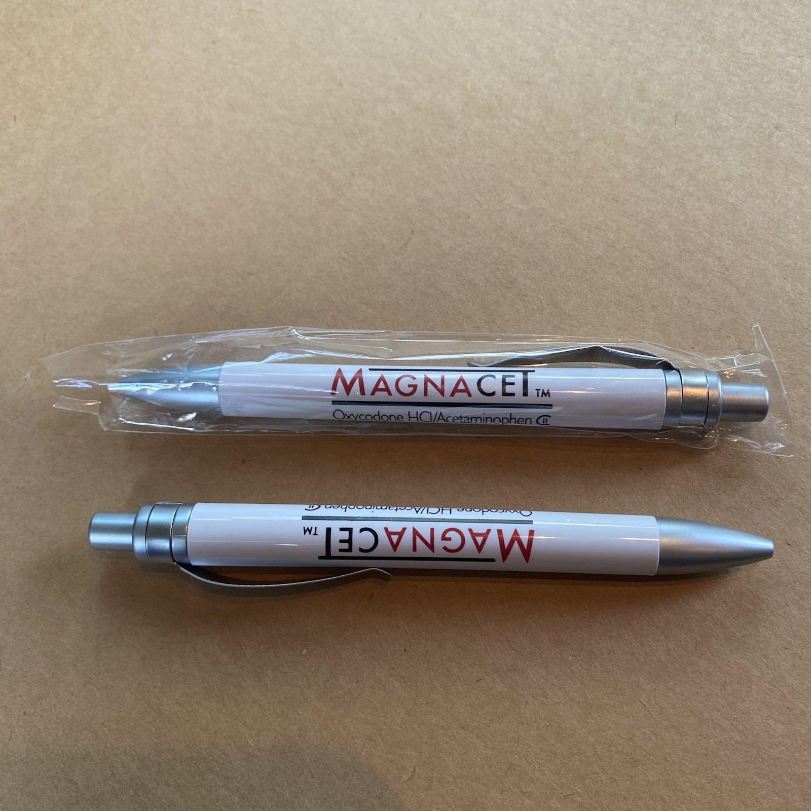 NEW Drug Rep Pens Oxycodone Magnacet Pharma Sealed Narcotic Opioid Roxicet Tylox