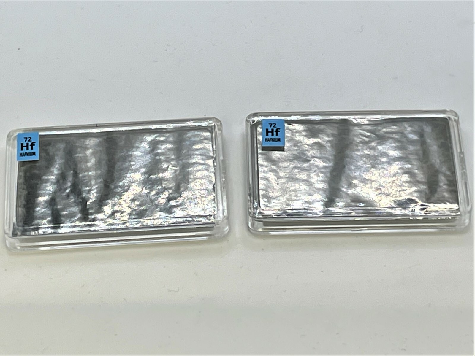 Hafnium Foil 97.72% Pure. Less than 0.2% Zirconium 50 x 30 x 0.01mm Soviet Union