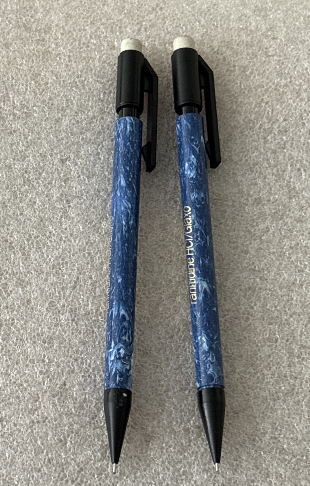 (2) ZANTAC Pharmaceutical Drug Rep Mechanical Pencil Advertising