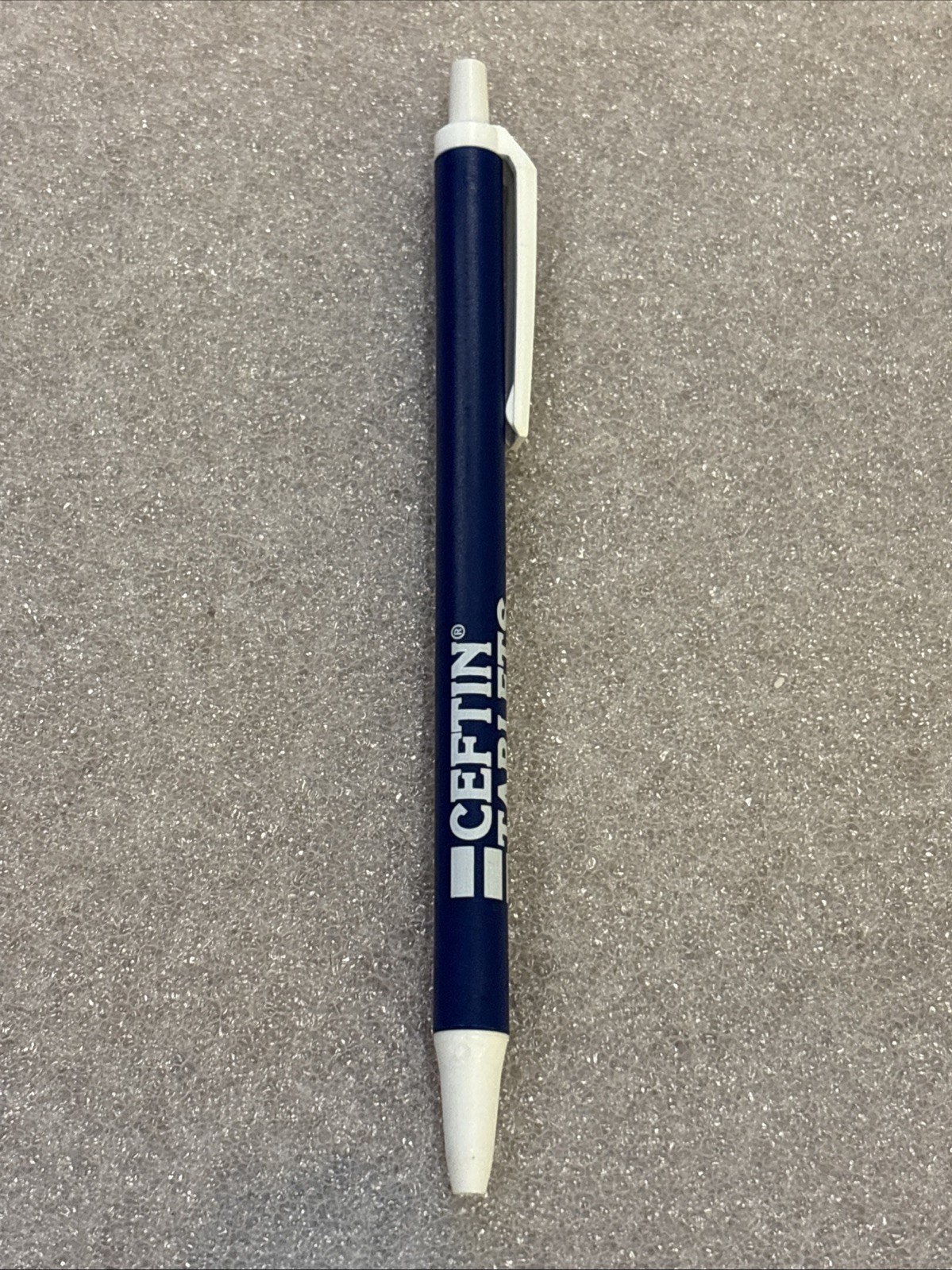 CEFTIN TABLETS Drug Rep Pen Pharmaceutical Advertising Black Ink
