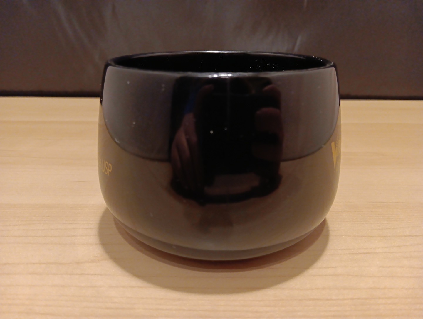 Vintage Vanceril Inhaler Drug Rep Advetising Promotional Black Plastic Mug
