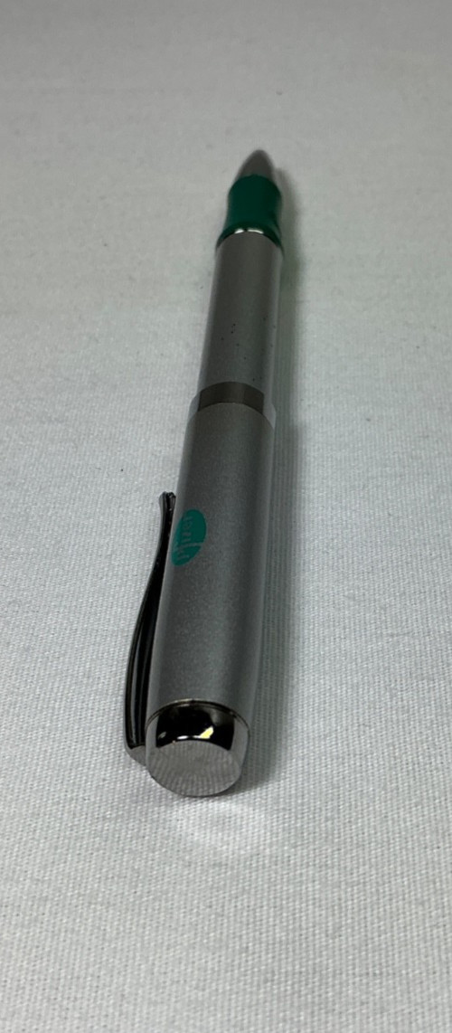 Pharmaceutical Drug Rep Promo Pens: Pfizer Norvasc, Lot of 2 Metal Pens