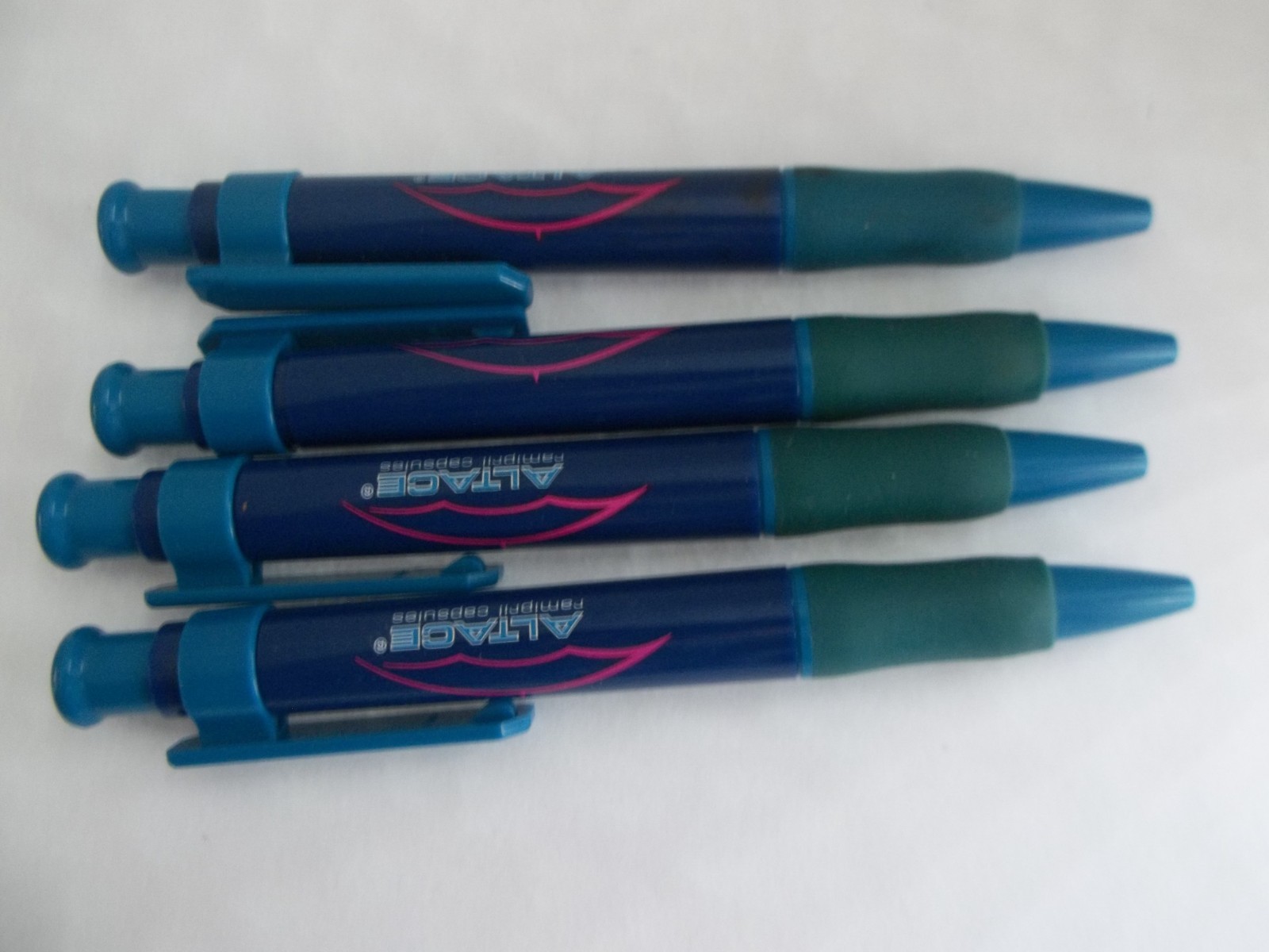 ALTACE Pharmaceutical Promo Pens – Lot of 4 – Medical Rep Promo – Rubberized Gri