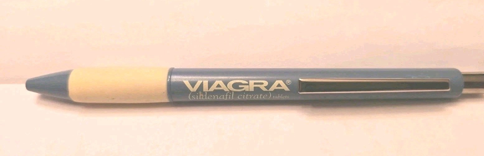 VIAGRA Imoxcrom Plastic Pen Pharmaceutical Drug Rep Promo WRITES Spain 2000s