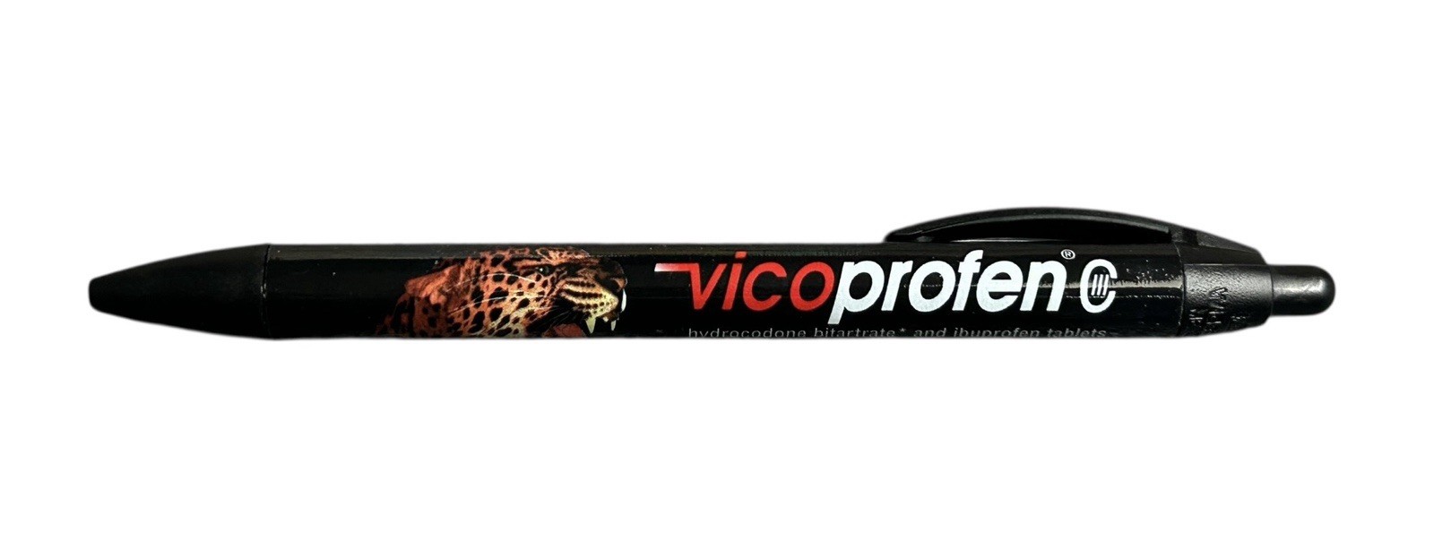 Vicoprofen Pen Drug Rep Pharmaceutical Promo Medical Advertising 7.5mg Tiger Eye