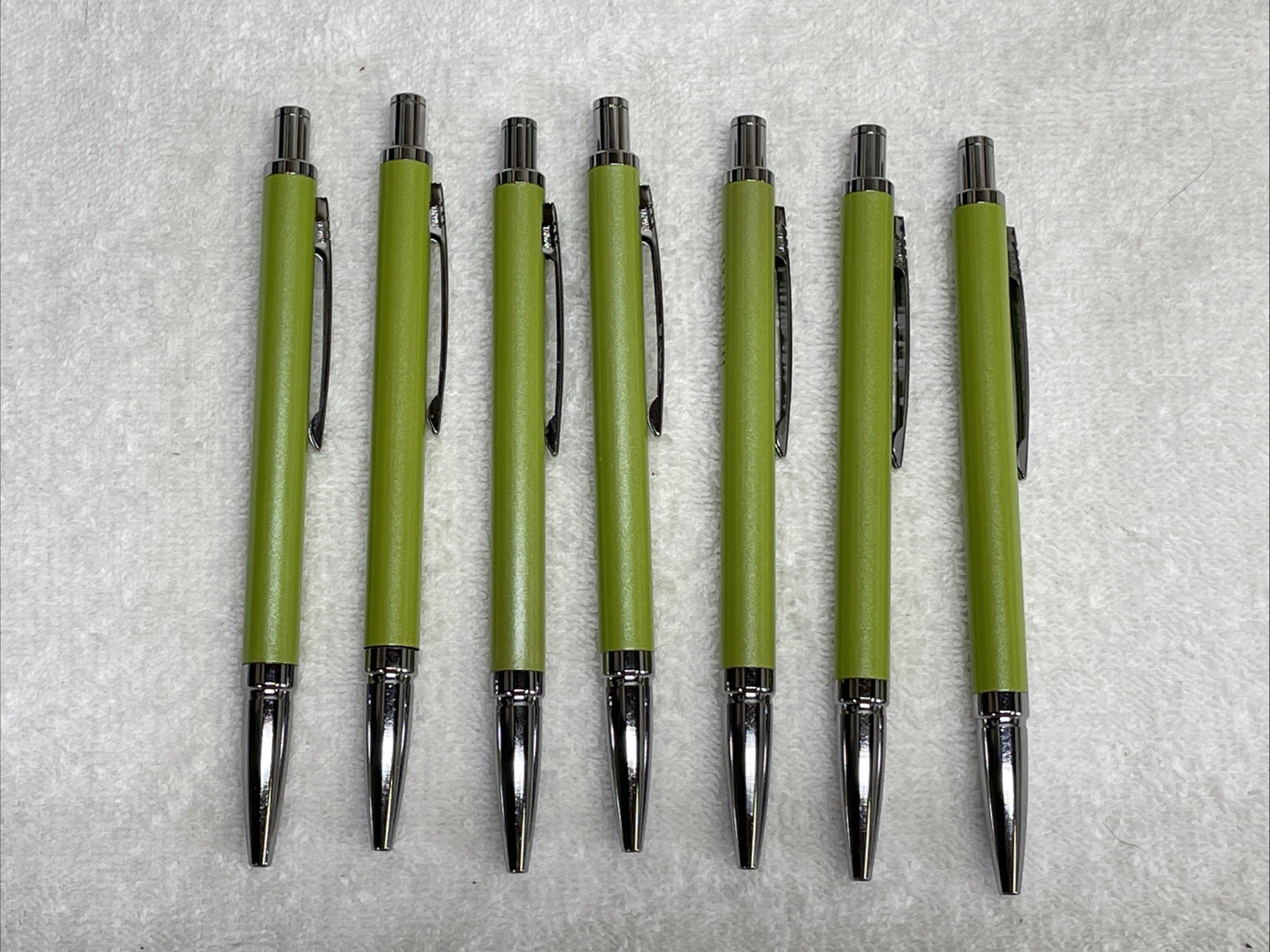 Zyrtec Pen Drug Rep Pens Pharma Metal Weighted Promo Tested and working Lot of 7