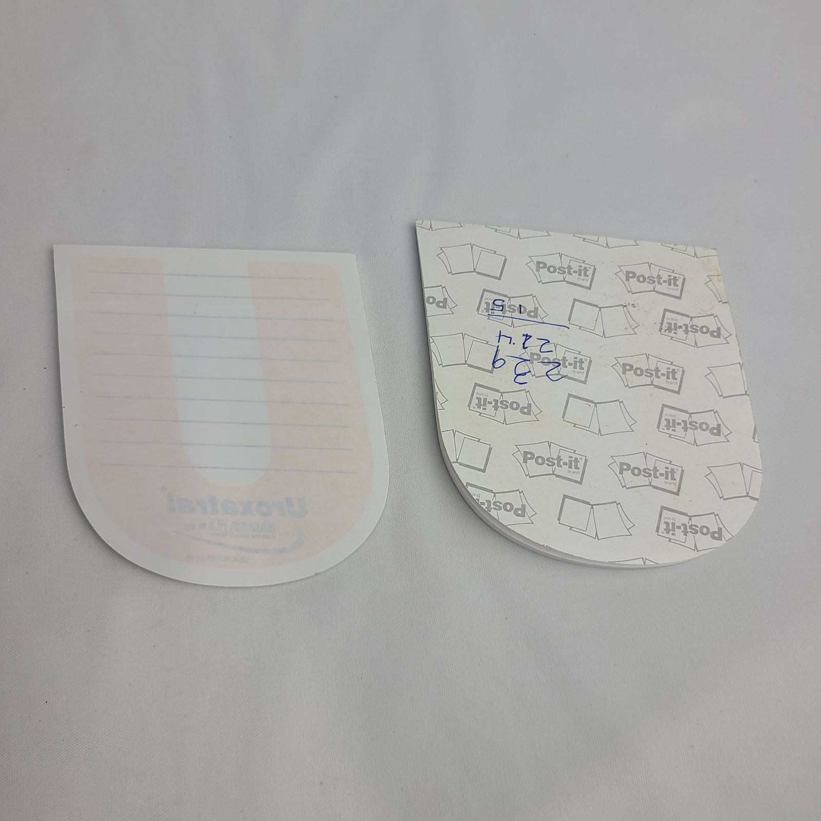 Uroxatral Post-It Note Pads Pharmaceutical Drug Rep Advertising Promo Giveaway