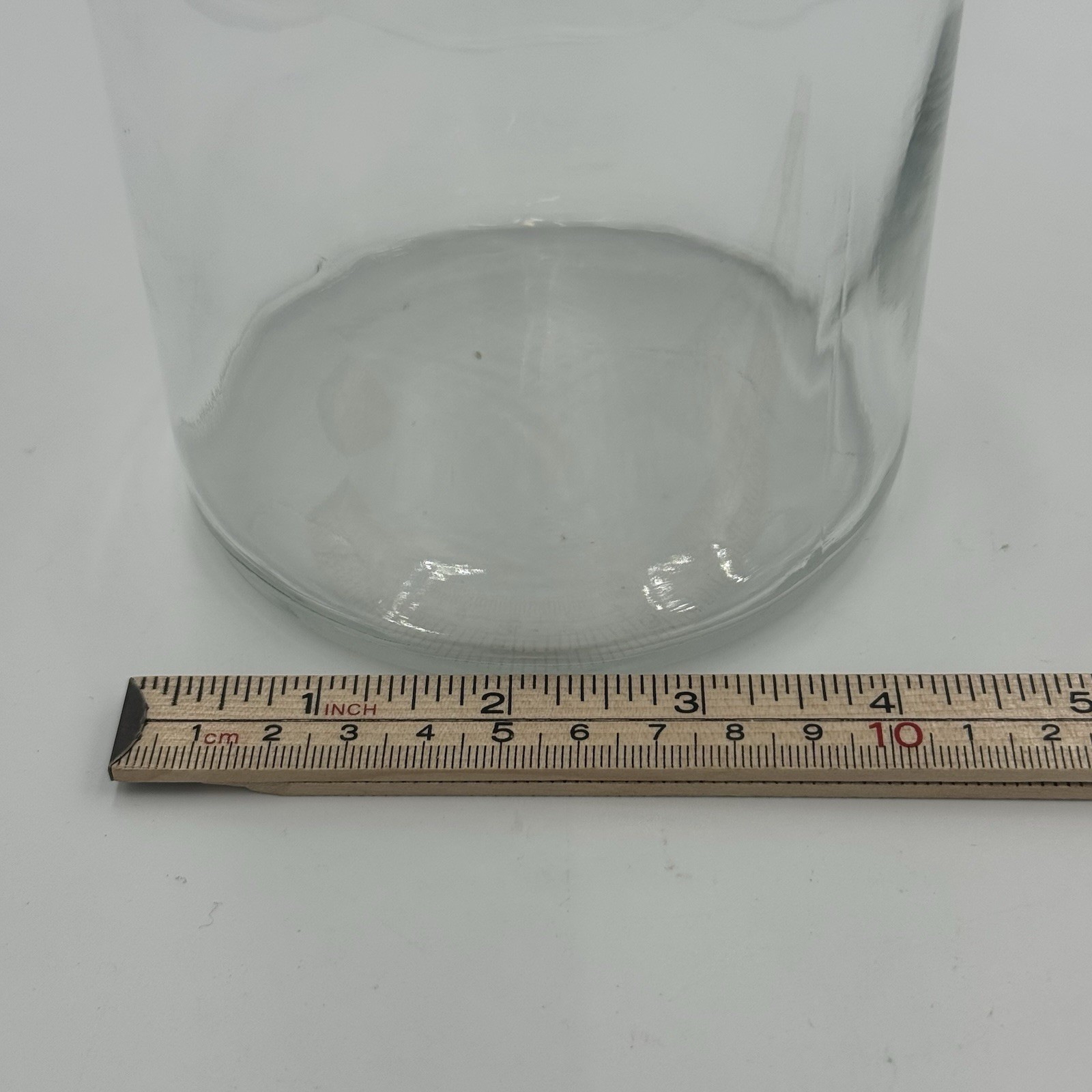 Apothecary Medical Glass Jar Canister with Stainless Steel Lid 7×4″