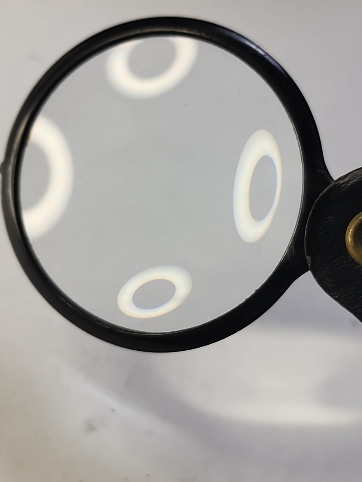 LILLY Cordran Haldrone Vintage Magnifying Glass Promotional Pharmacy