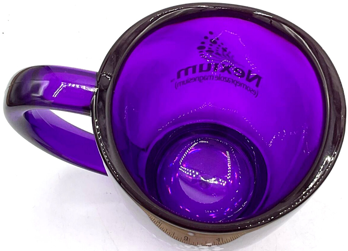 Pharmaceutical Promo Nexium Plastic Purple Mug Drug Rep Premium Giveaway