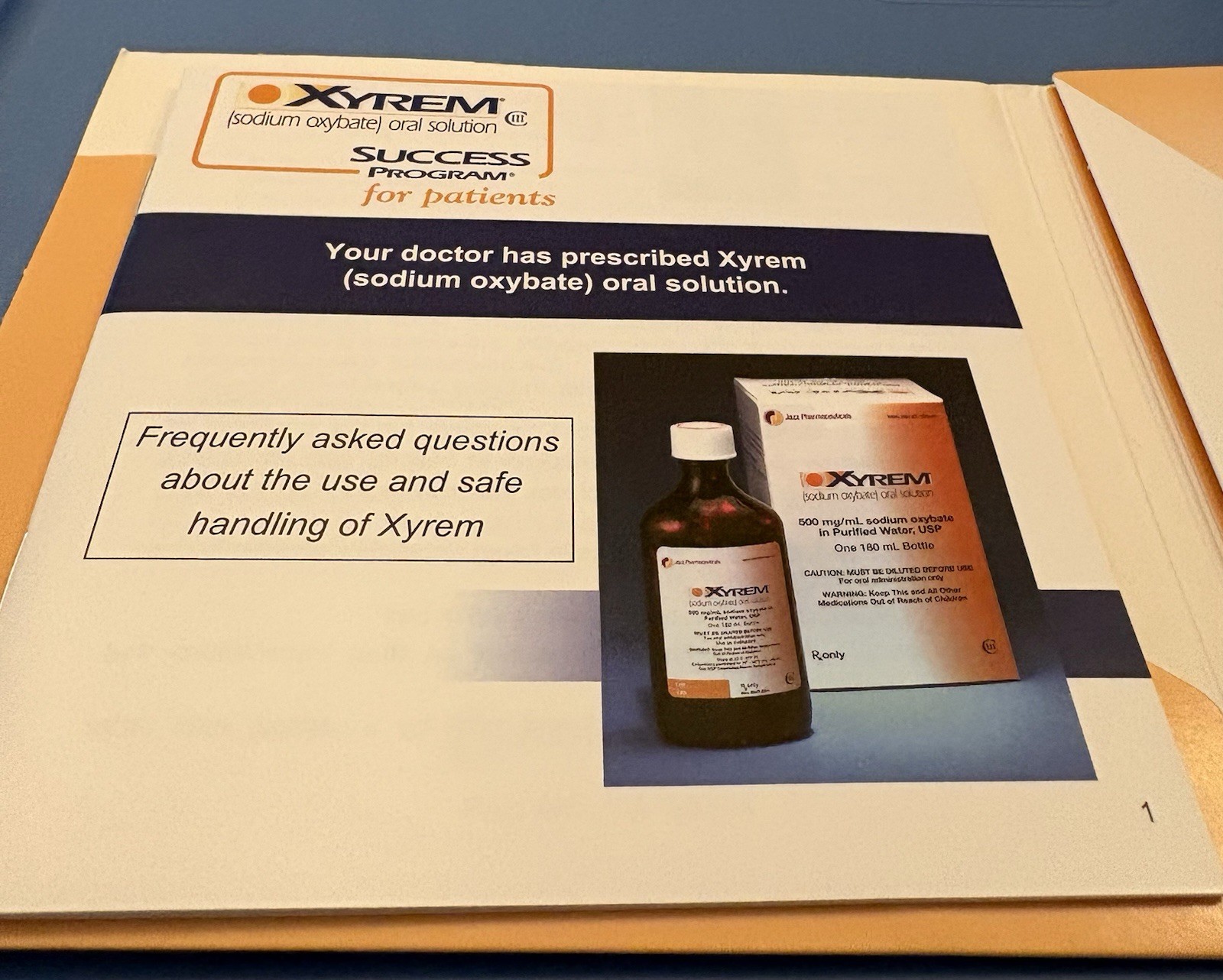 VTG XYREM ‘SUCCESS PROGRAM FOR PATIENTS ” DVD KIT PHARMA REP LOGO NEW SEALED