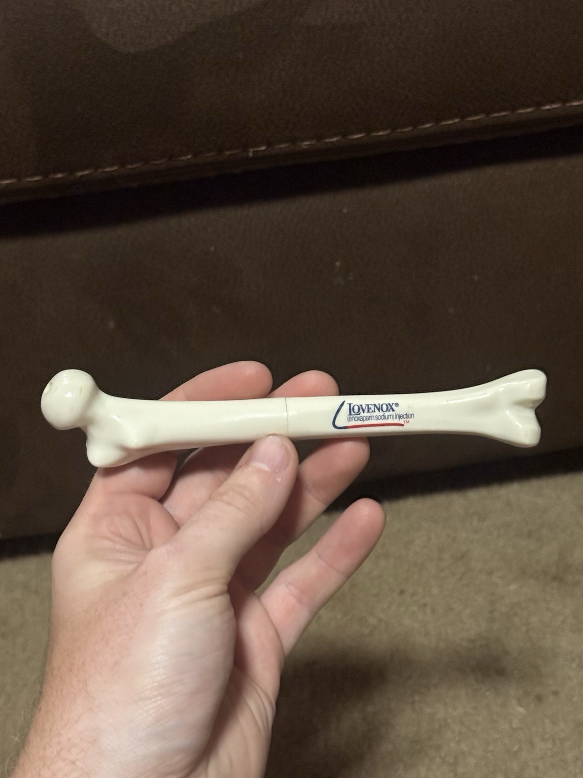 LOVENOX Pen Drug Rep Bone Shape Pharma Collectible Pre-2005