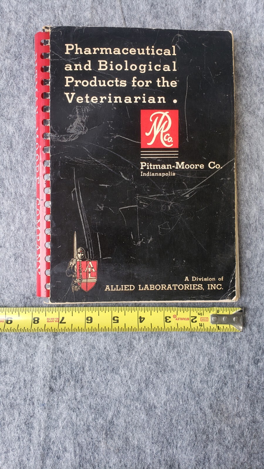 Veterinarian Products 1939 Price List Pitman-Moore Co Pharmaceuticals Indy