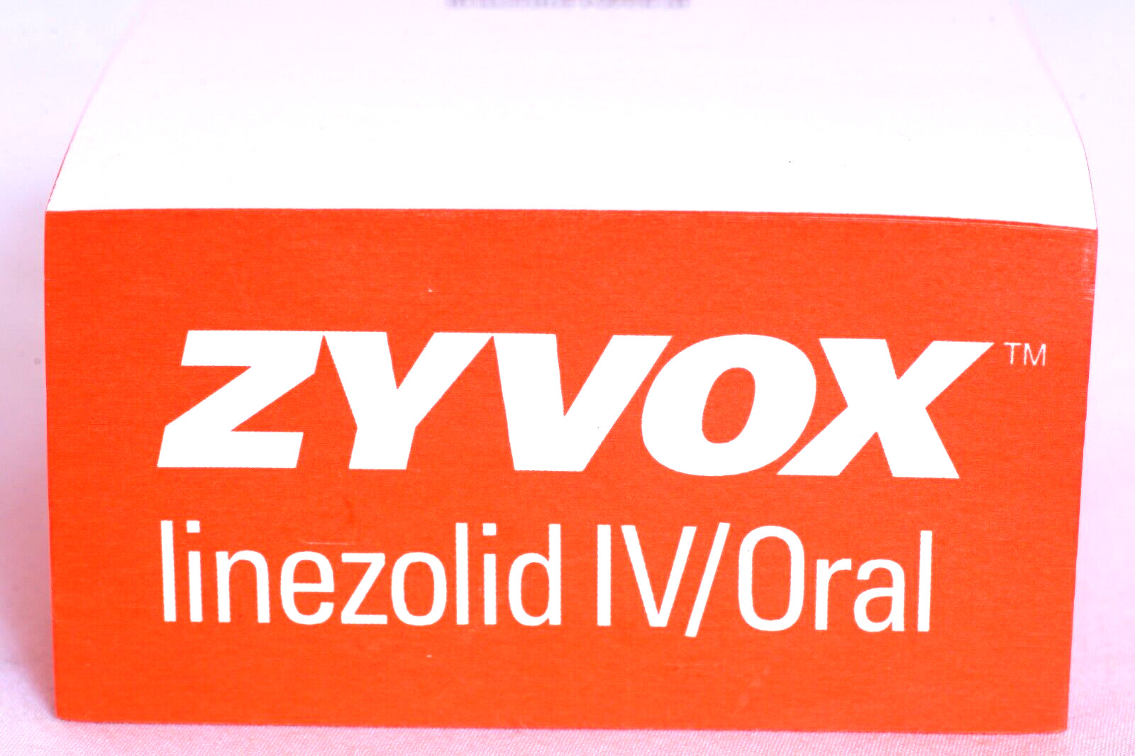 Zyvox Pfizer Pharmaceutical Advertising Large Sticky Notes Block
