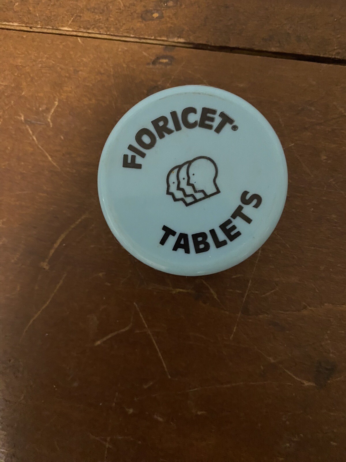 FIORICET Tablets Folding Drinking Cup Pill Container In Lid 3” Sandoz 1980’s