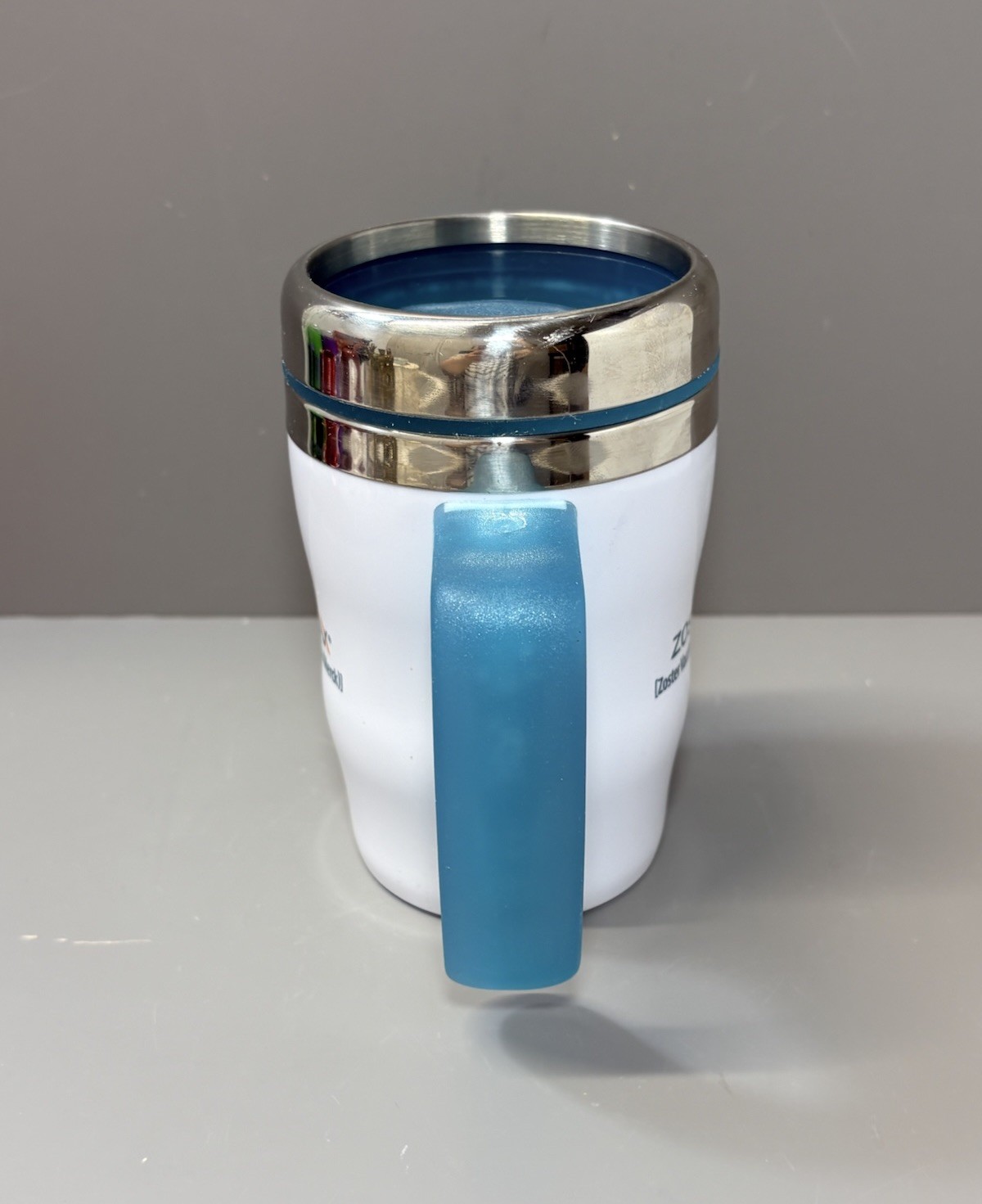 ZOSTAVAX Pharmaceutical Drug Rep Advertising Collectible Insulated Travel Mug